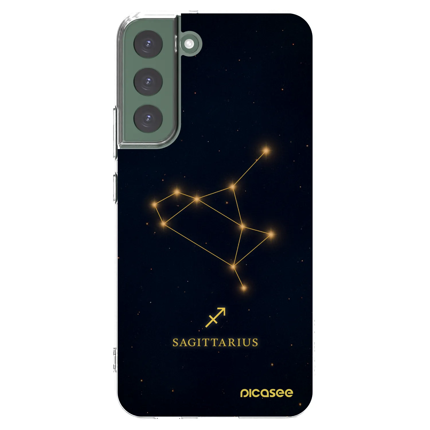 Picasee husă transparentă din silicon pentru Samsung Galaxy S22+ 5G - SAGITTARIUS