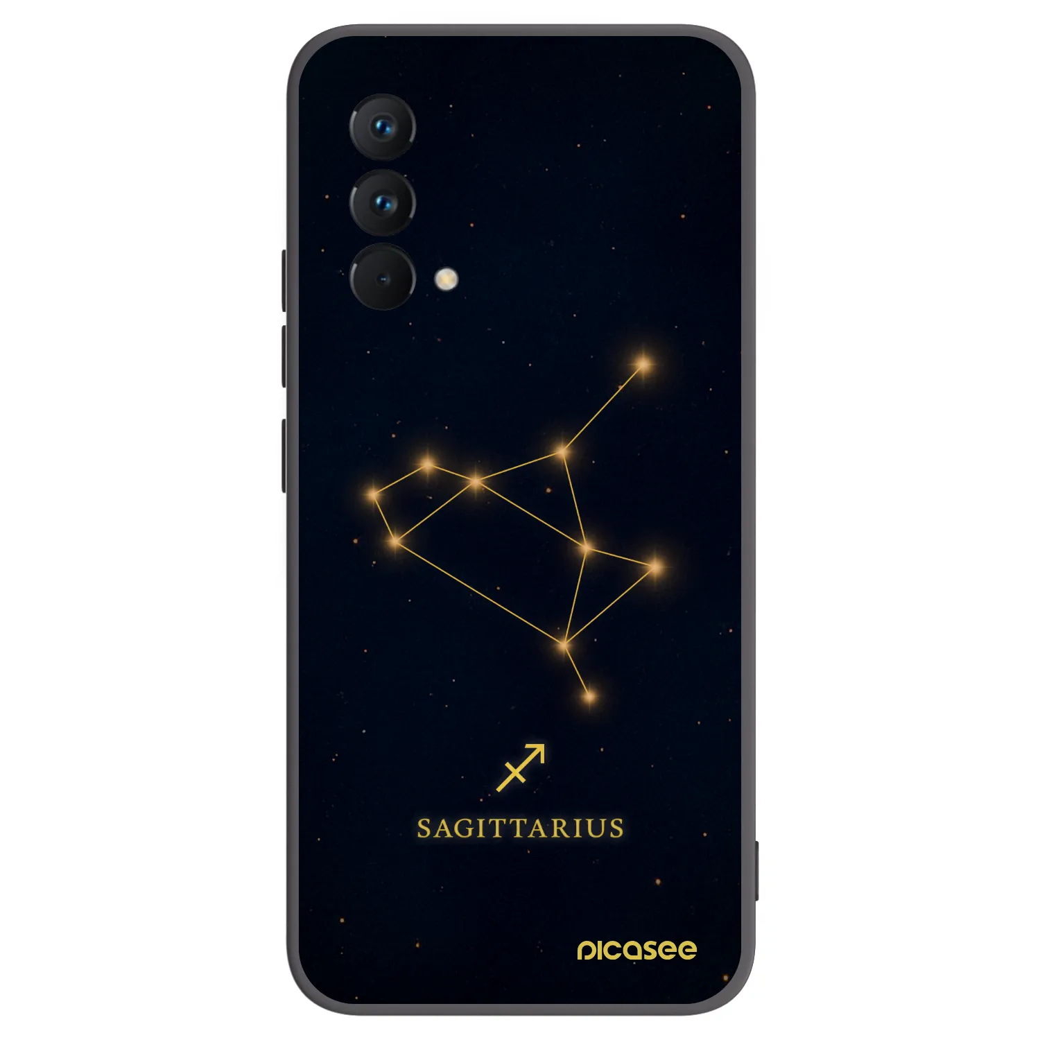 Picasee husă neagră din silicon pentru Realme GT Master Edition 5G - SAGITTARIUS