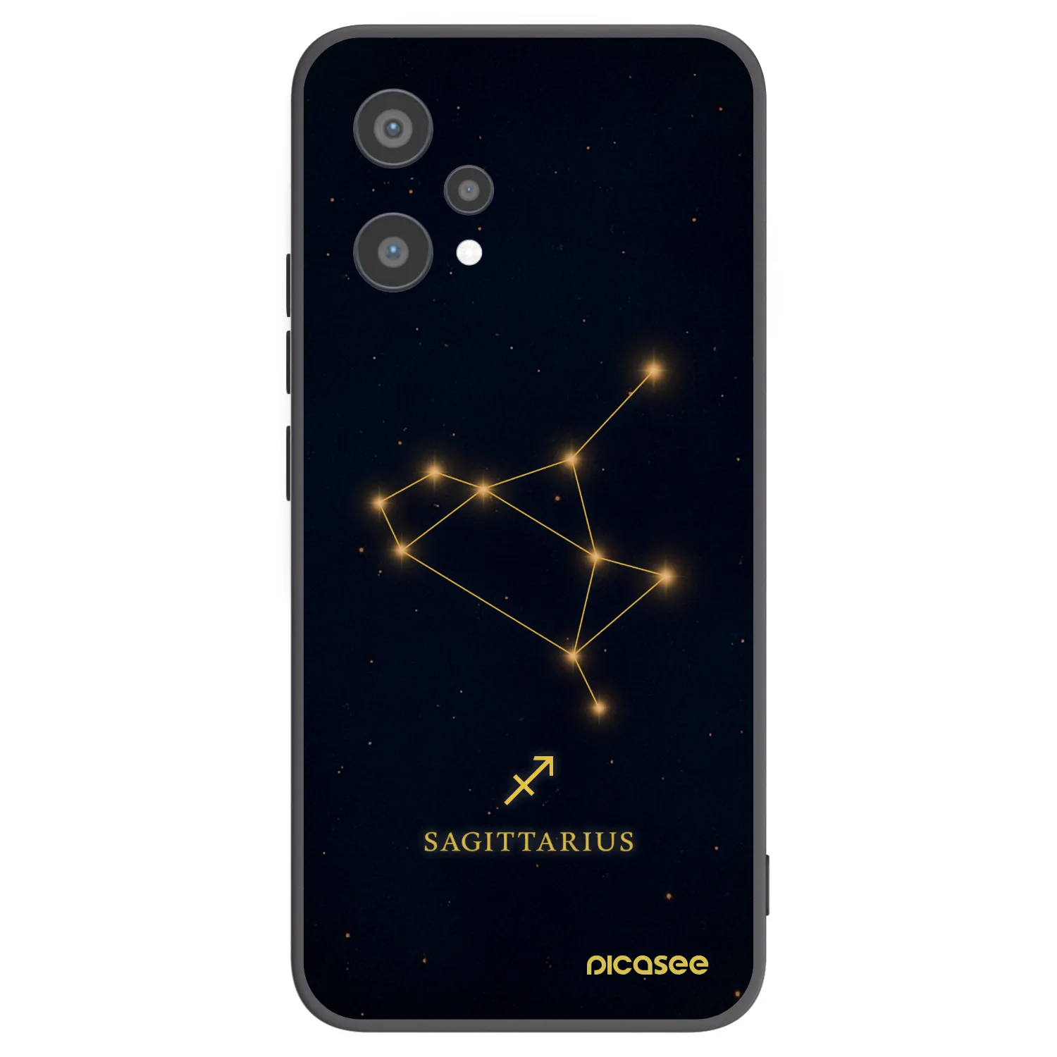 Picasee husă neagră din silicon pentru Realme 9 Pro 5G - SAGITTARIUS