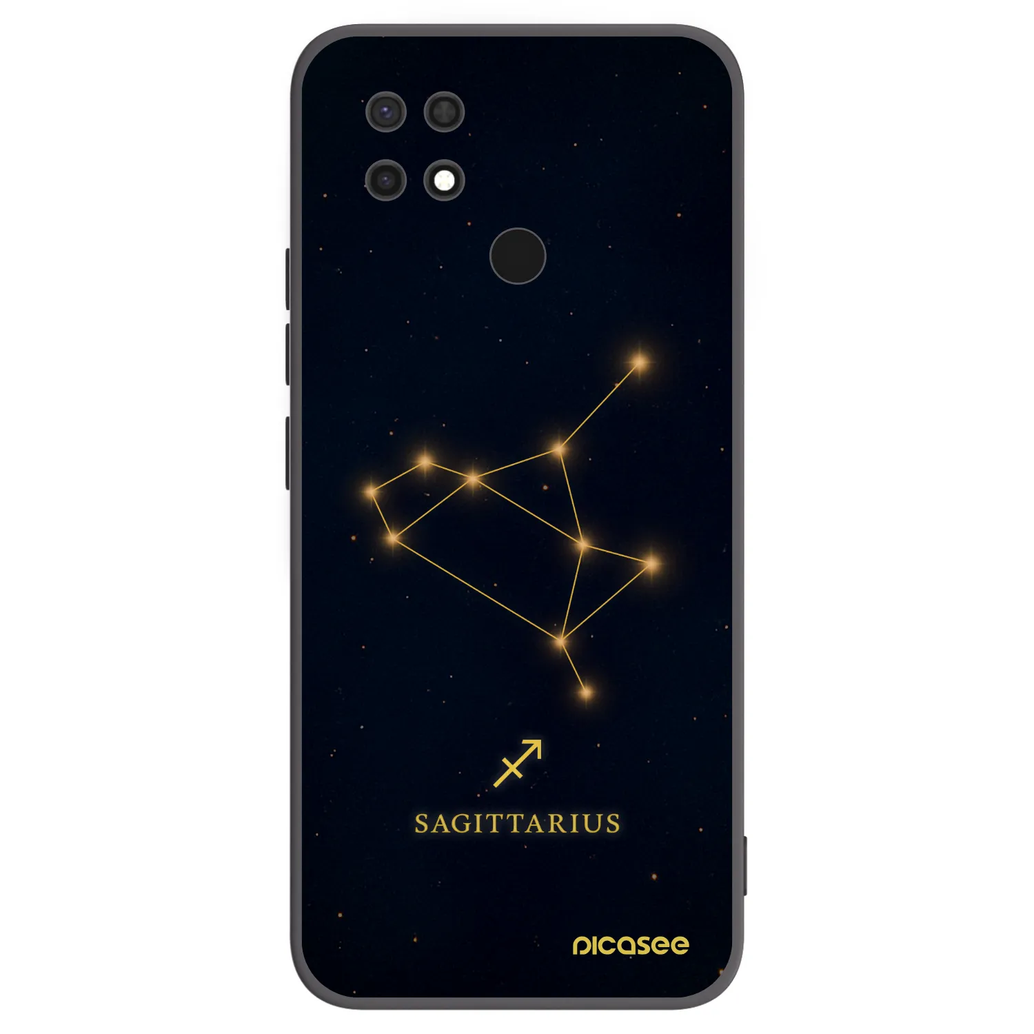 Picasee husă neagră din silicon pentru Xiaomi Redmi 10C - SAGITTARIUS