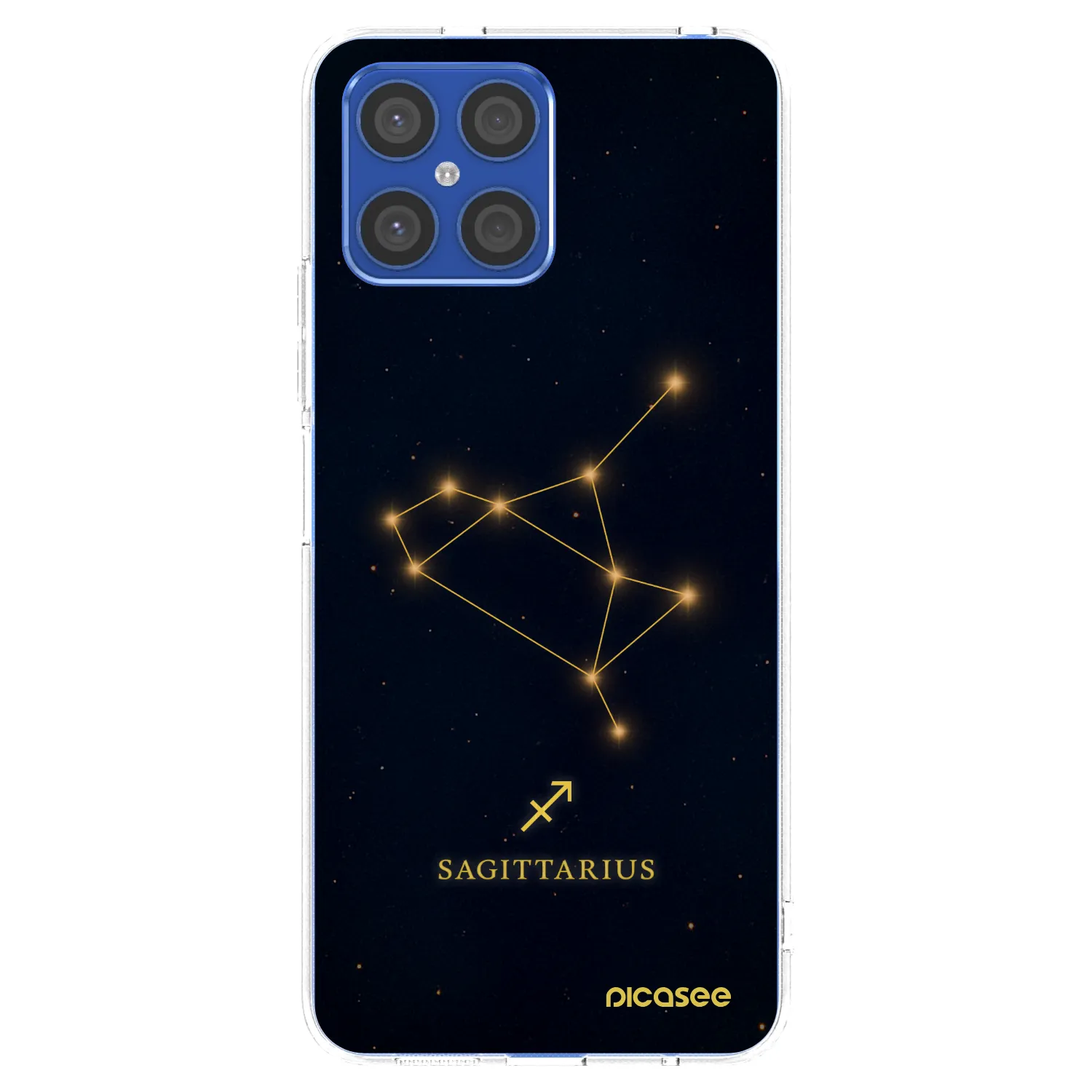 Picasee husă transparentă din silicon pentru Honor X8 4G - SAGITTARIUS