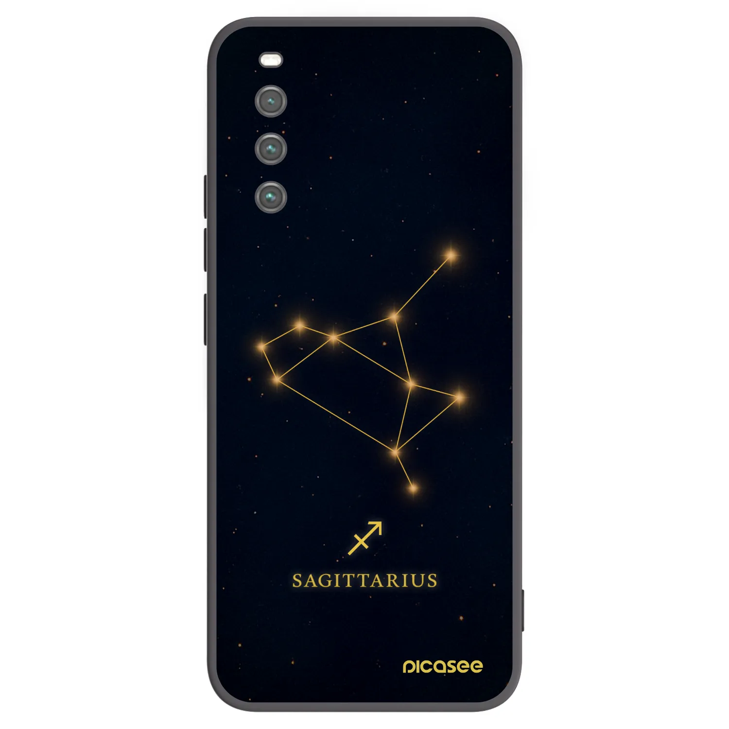 Picasee husă neagră din silicon pentru Sony Xperia 10 IV 5G - SAGITTARIUS