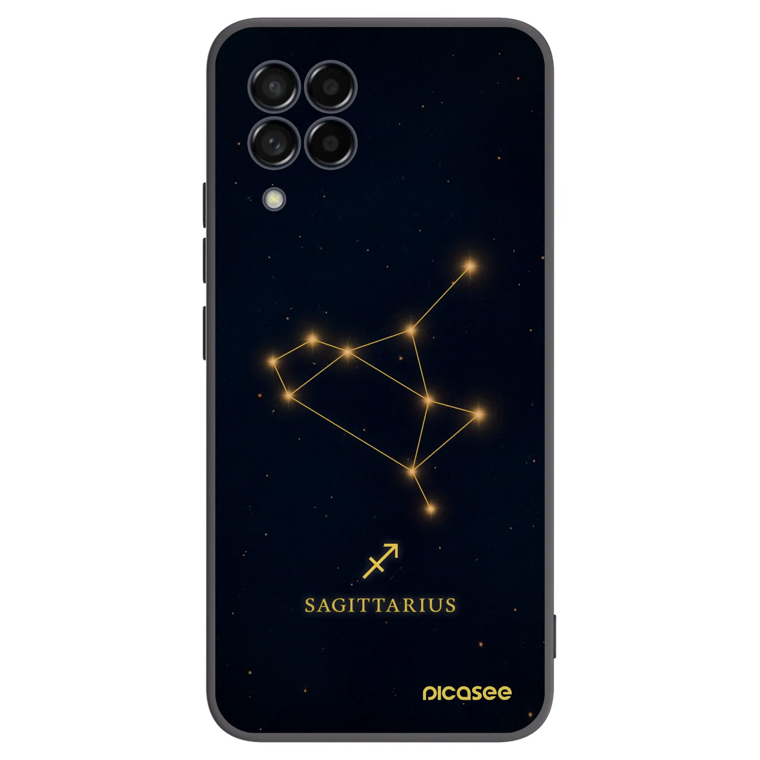Picasee husă neagră din silicon pentru Samsung Galaxy M53 5G - SAGITTARIUS