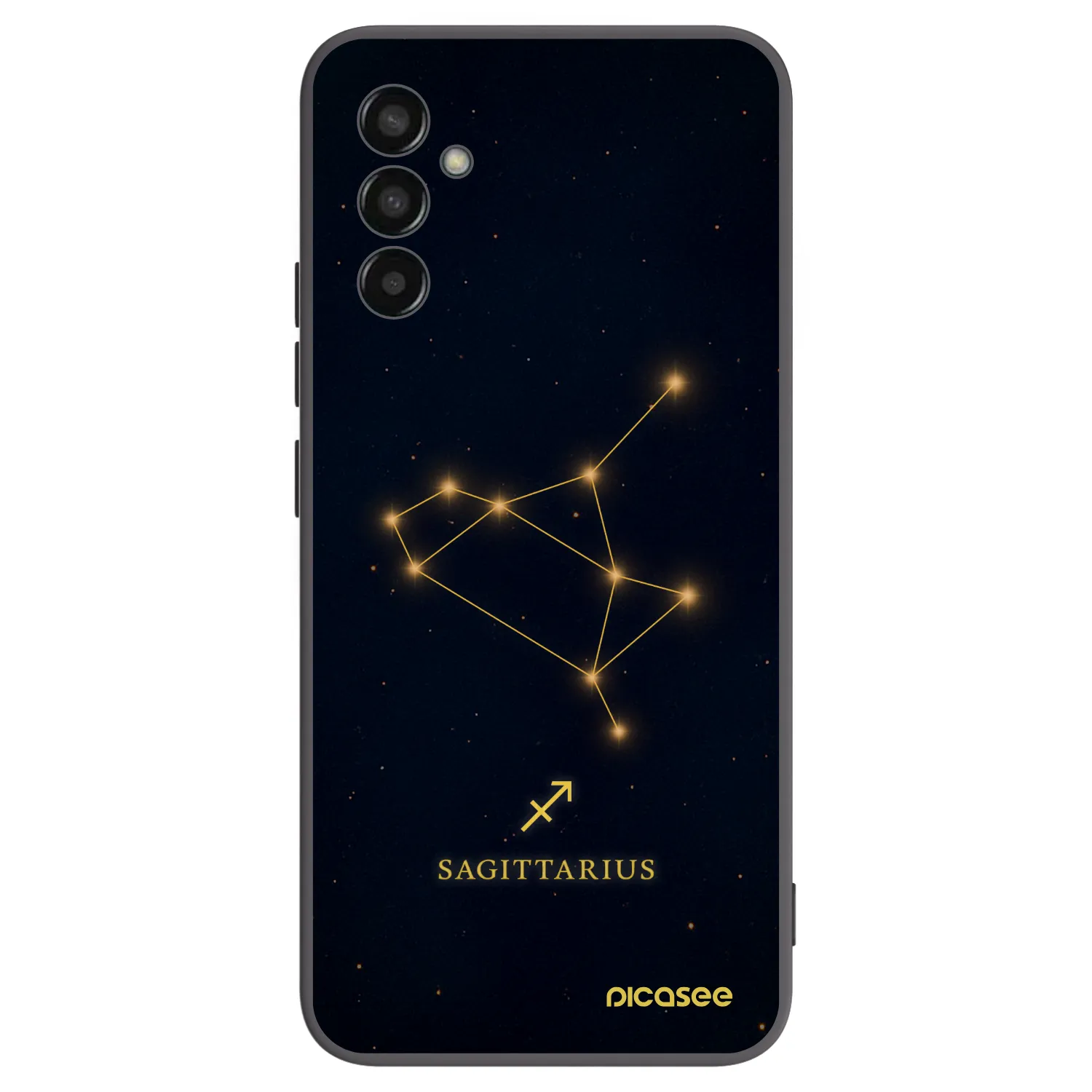 Picasee husă neagră din silicon pentru Samsung Galaxy M13 M135F - SAGITTARIUS