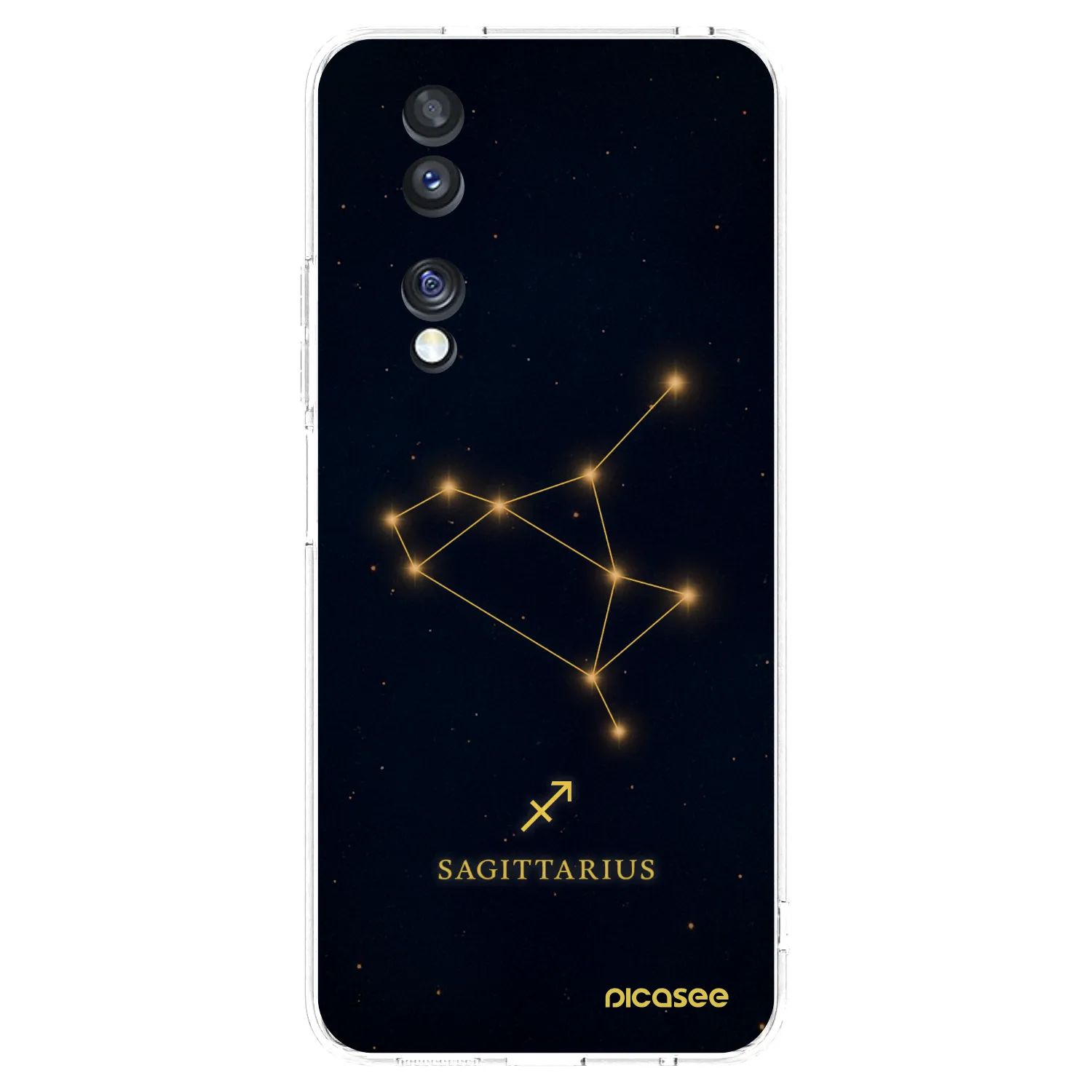 Picasee husă transparentă din silicon pentru Honor 70 - SAGITTARIUS