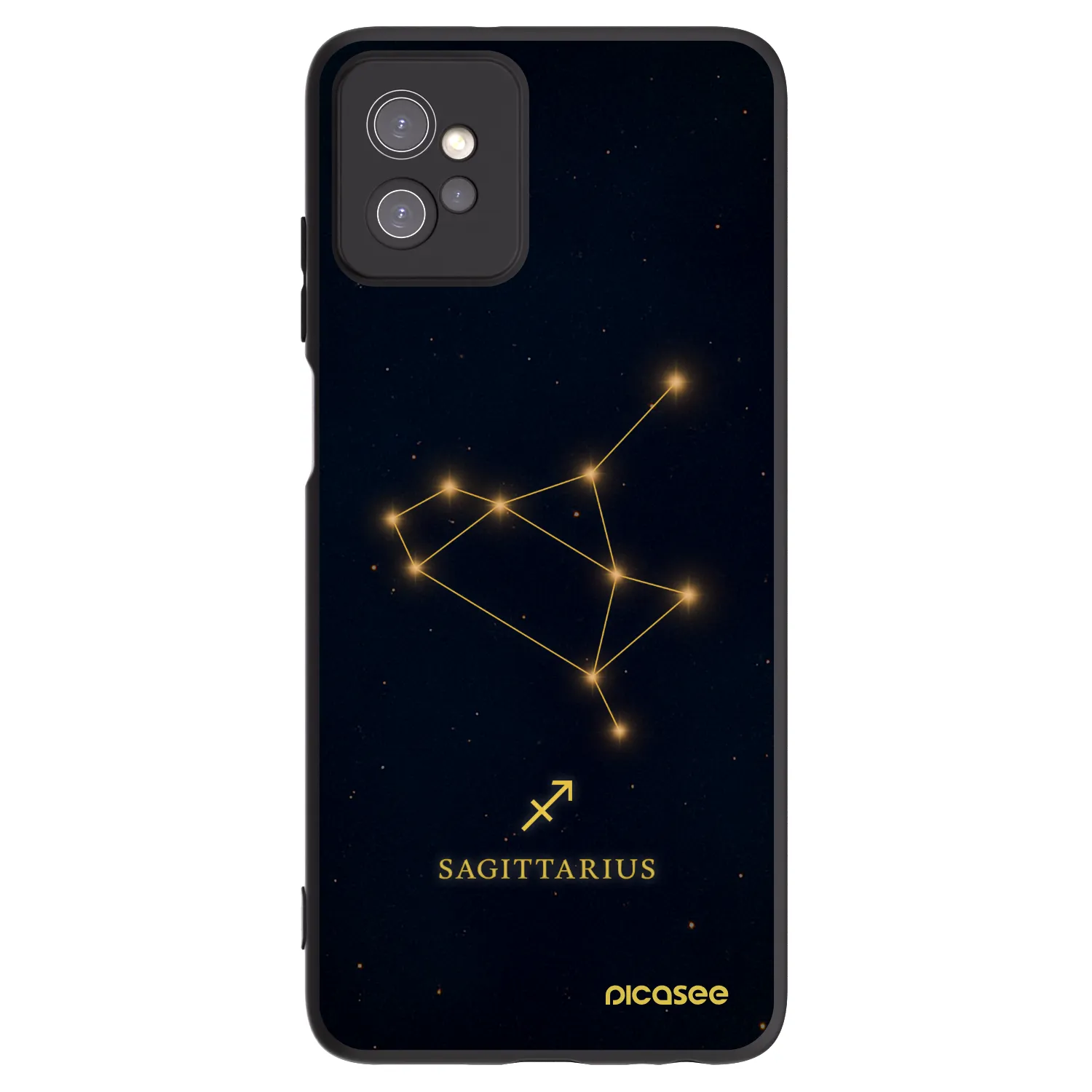 Picasee husă neagră din silicon pentru Motorola Moto G32 - SAGITTARIUS