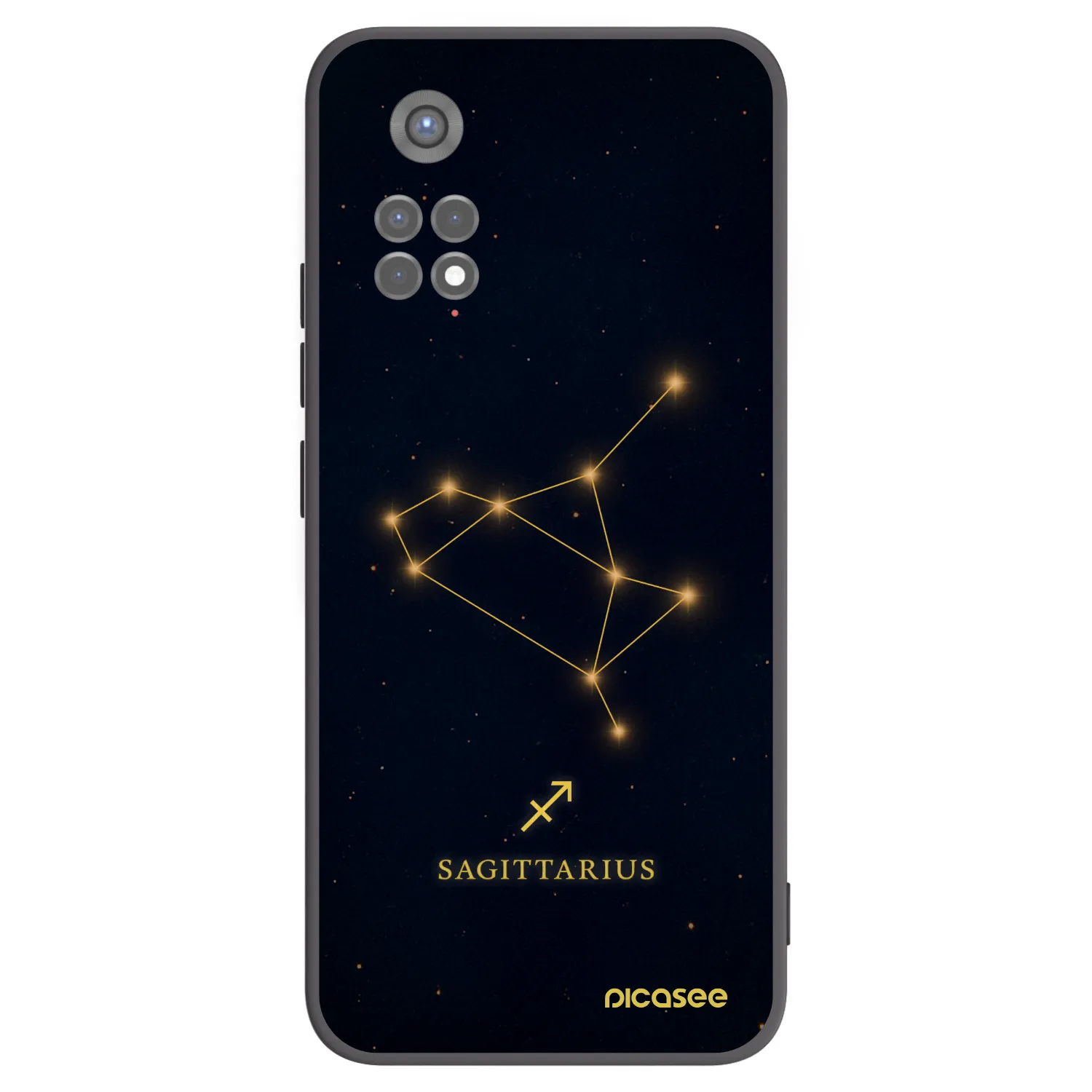 Picasee husă neagră din silicon pentru Xiaomi Redmi Note 11S 5G - SAGITTARIUS