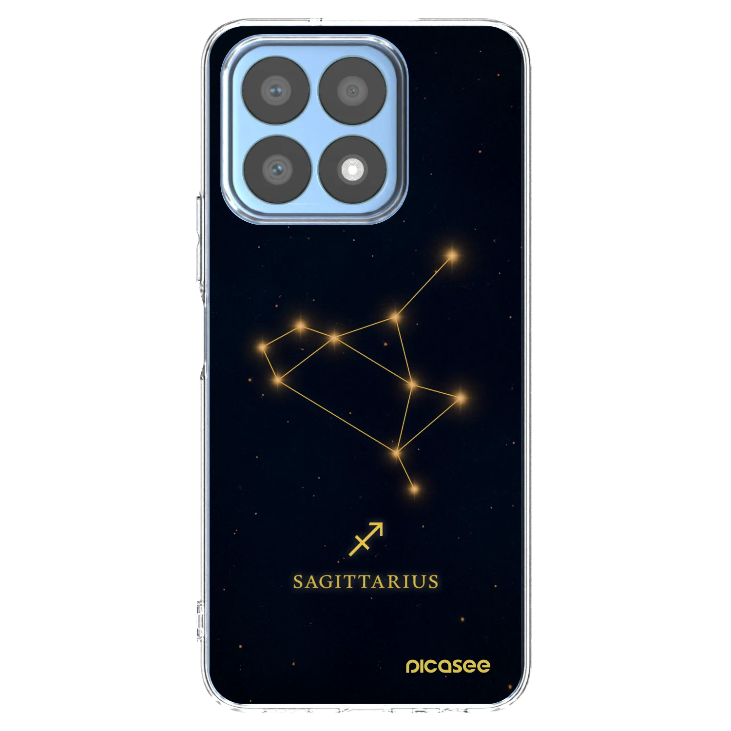 Picasee husă transparentă din silicon pentru Honor X8a - SAGITTARIUS