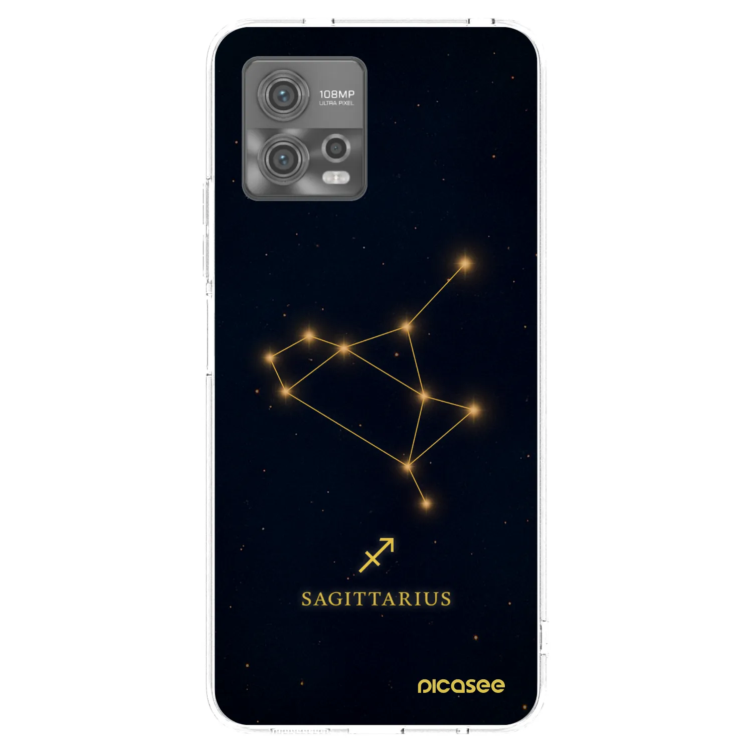 Picasee husă transparentă din silicon pentru Motorola Moto G72 - SAGITTARIUS
