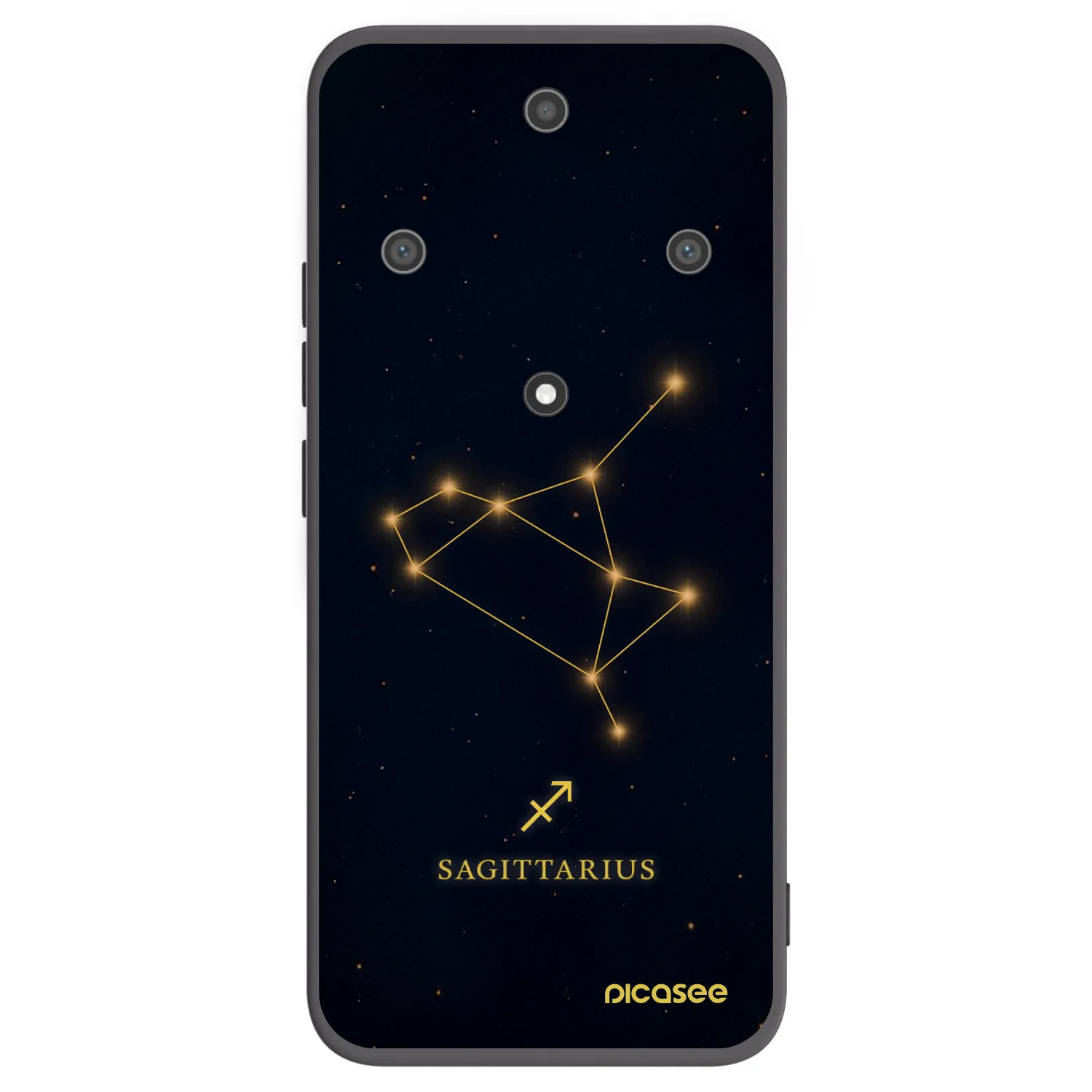 Picasee husă neagră din silicon pentru Honor Magic5 Lite 5G - SAGITTARIUS