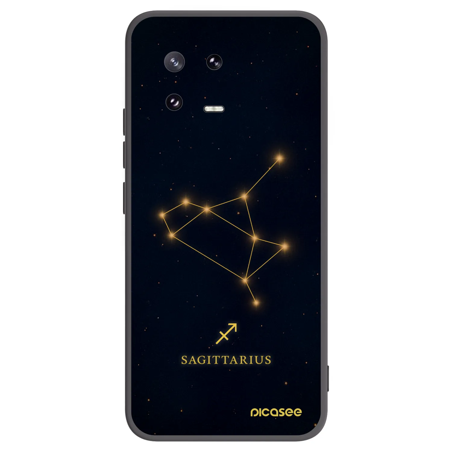 Picasee husă neagră din silicon pentru Xiaomi 13 Pro - SAGITTARIUS
