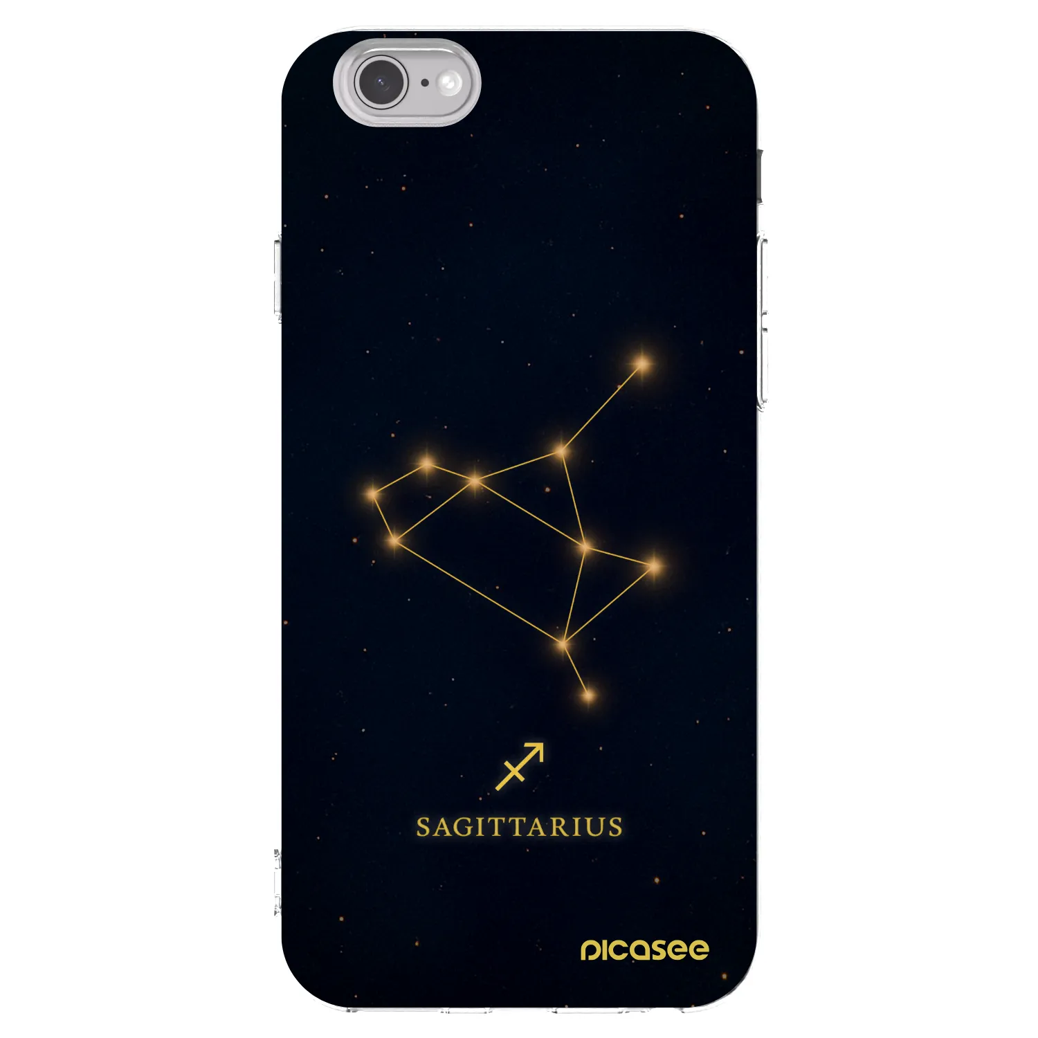 Picasee husă transparentă din silicon pentru Apple iPhone 6/6S - SAGITTARIUS