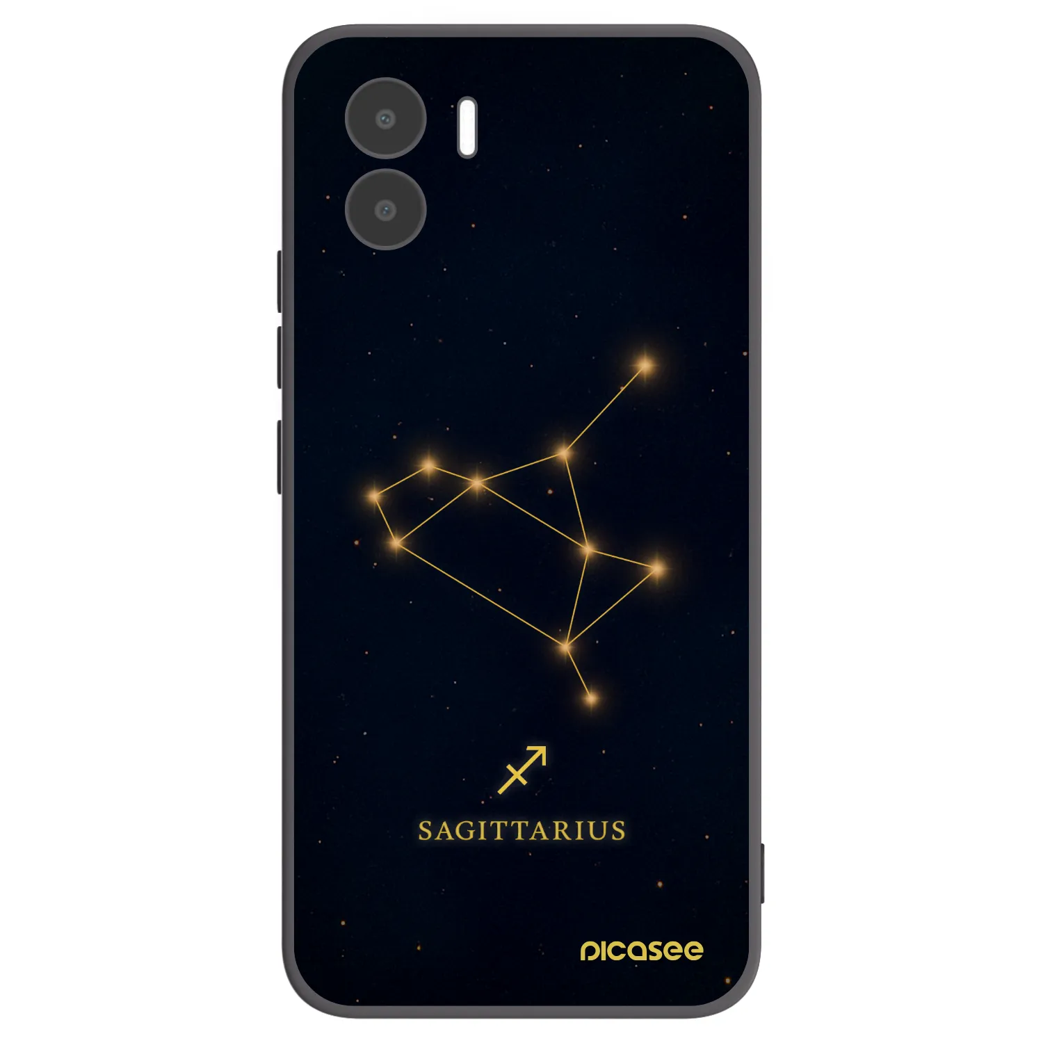 Picasee husă neagră din silicon pentru Xiaomi Redmi A2 - SAGITTARIUS