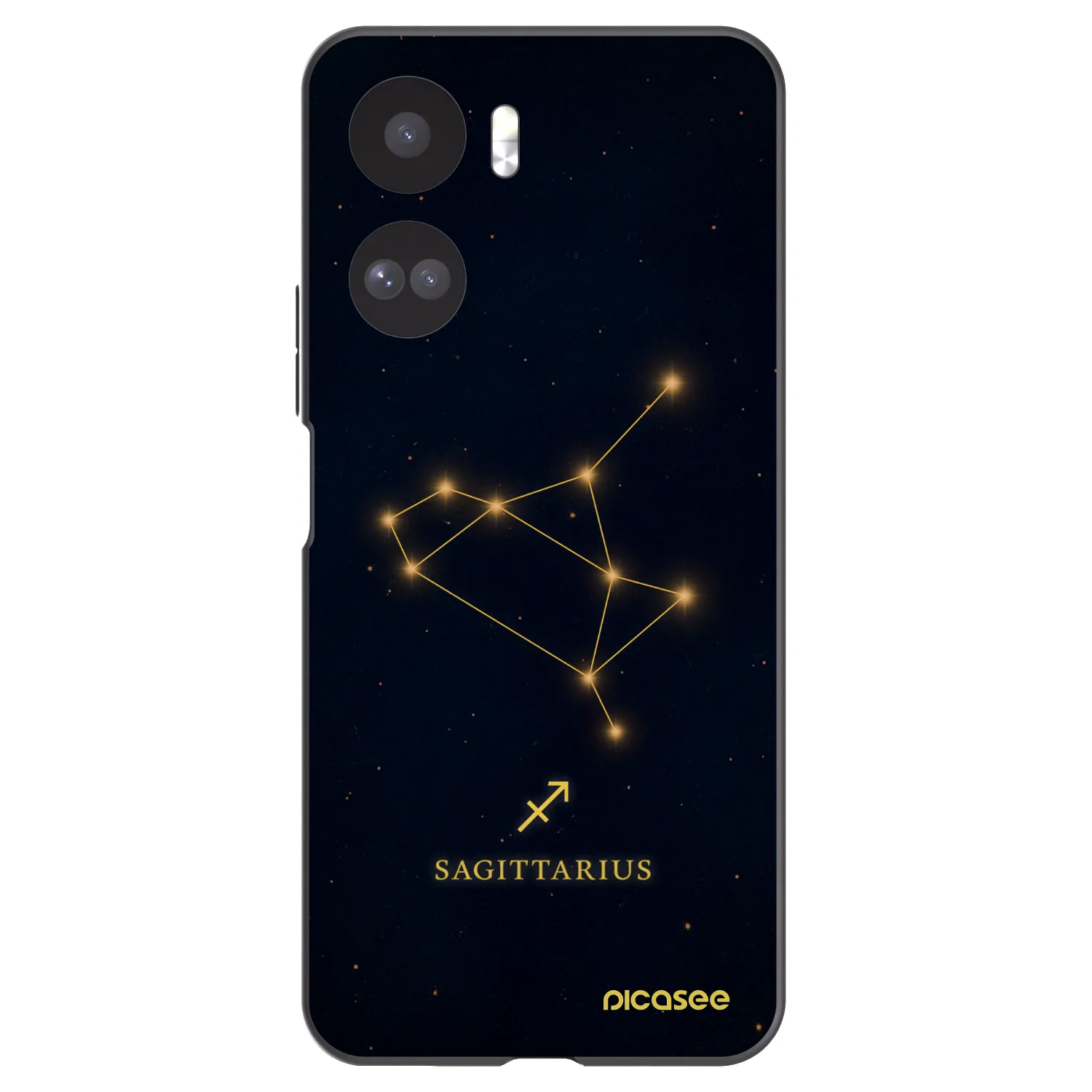 Picasee husă neagră din silicon pentru Honor 90 Lite 5G - SAGITTARIUS