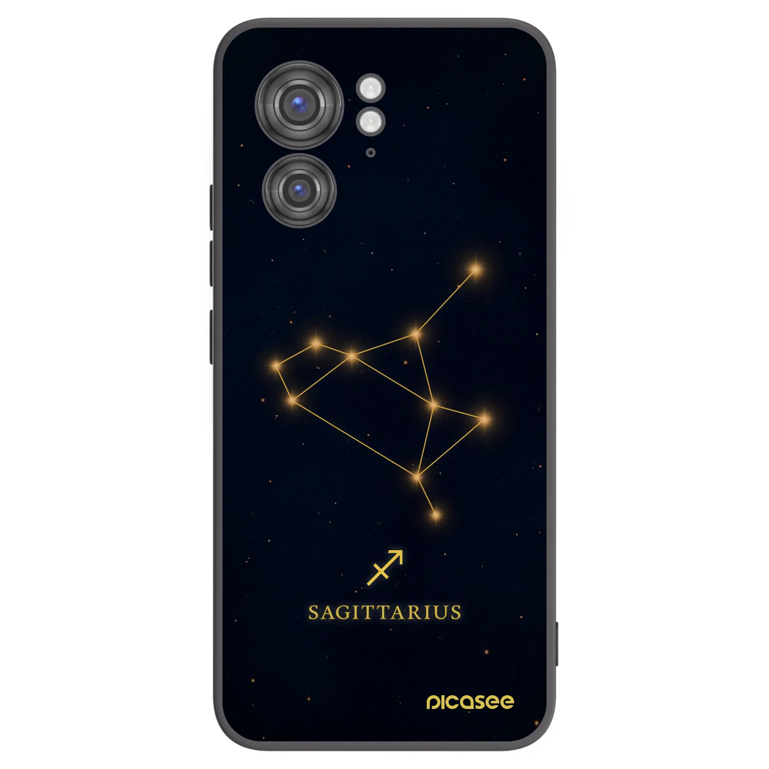 Picasee husă neagră din silicon pentru Motorola Edge 40 - SAGITTARIUS