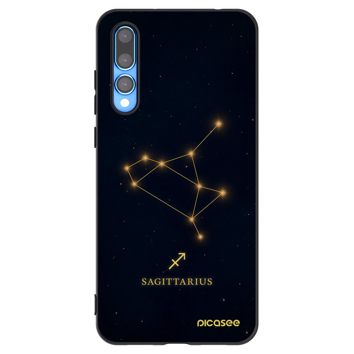 Picasee husă neagră din silicon pentru Huawei P20 Pro - SAGITTARIUS