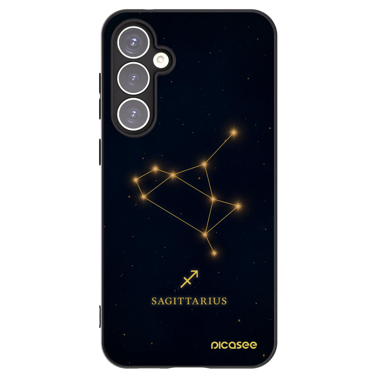 Picasee husă neagră din silicon pentru Samsung Galaxy S23 FE S711B - SAGITTARIUS