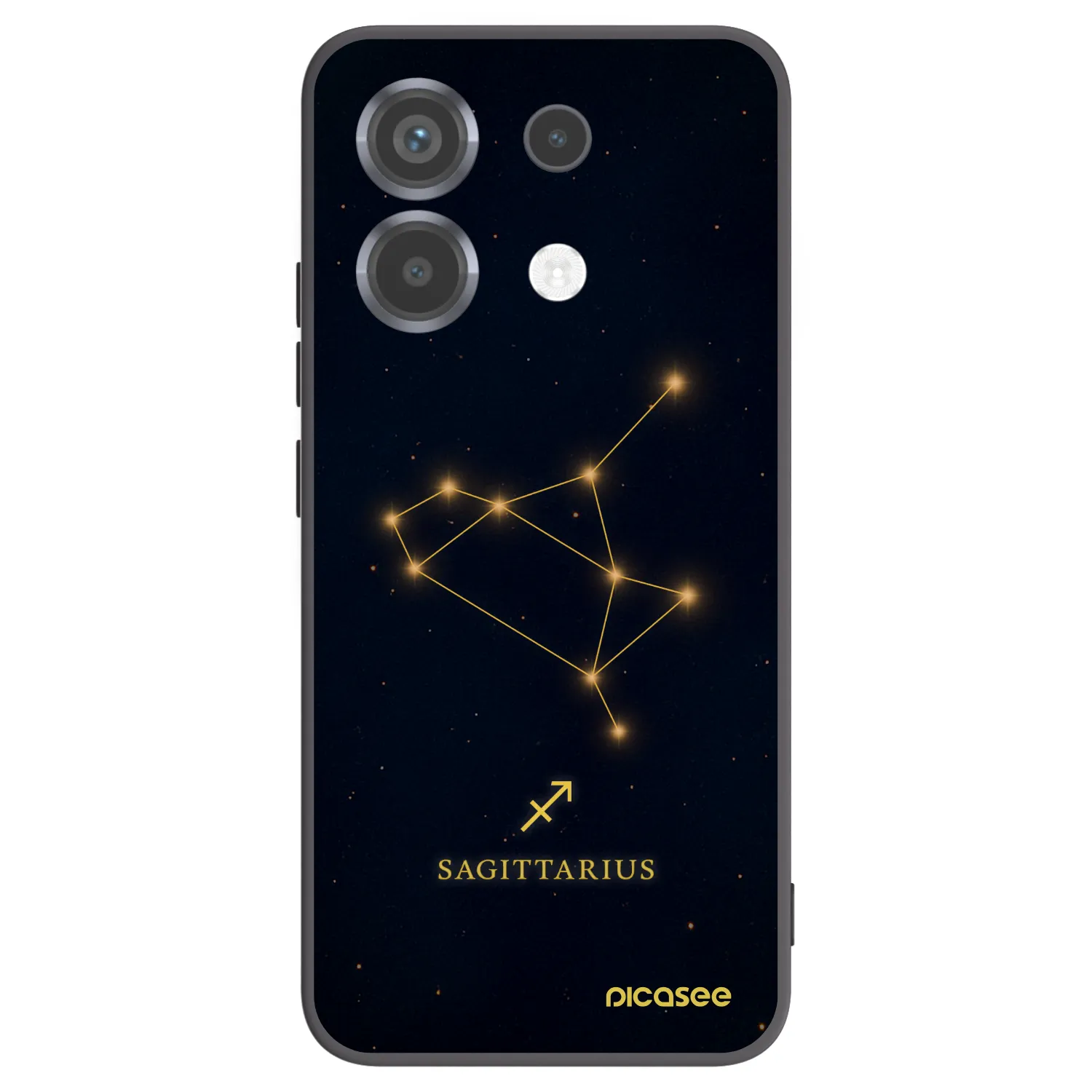 Picasee husă neagră din silicon pentru Xiaomi Poco X6 - SAGITTARIUS