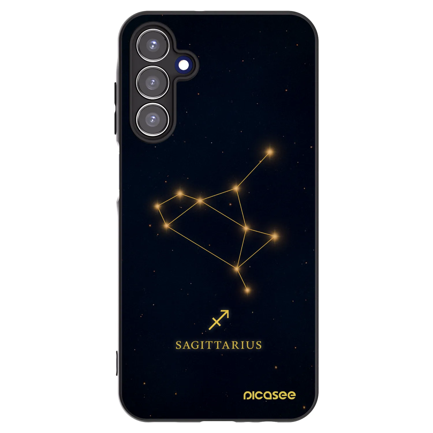Picasee husă neagră din silicon pentru Samsung Galaxy A15 A156B 5G - SAGITTARIUS