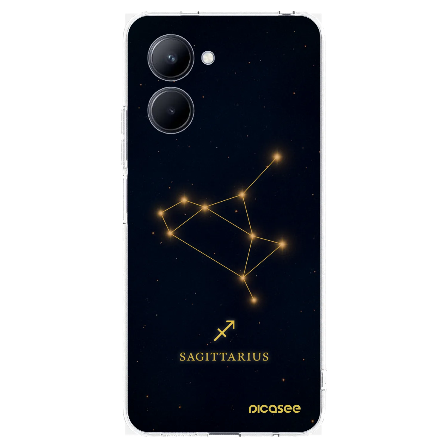 Picasee husă transparentă din silicon pentru Realme C33 (2023) - SAGITTARIUS