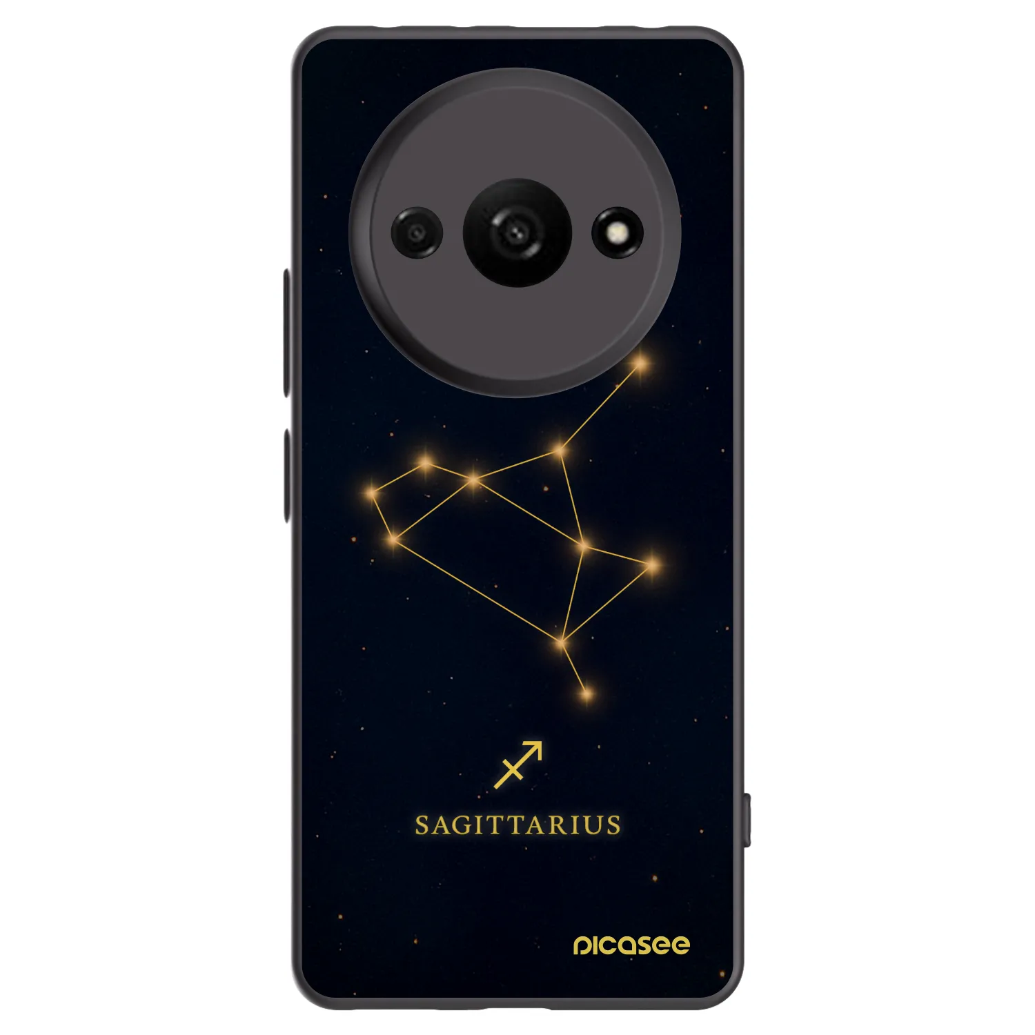 Picasee husă neagră din silicon pentru Xiaomi Redmi A3 - SAGITTARIUS