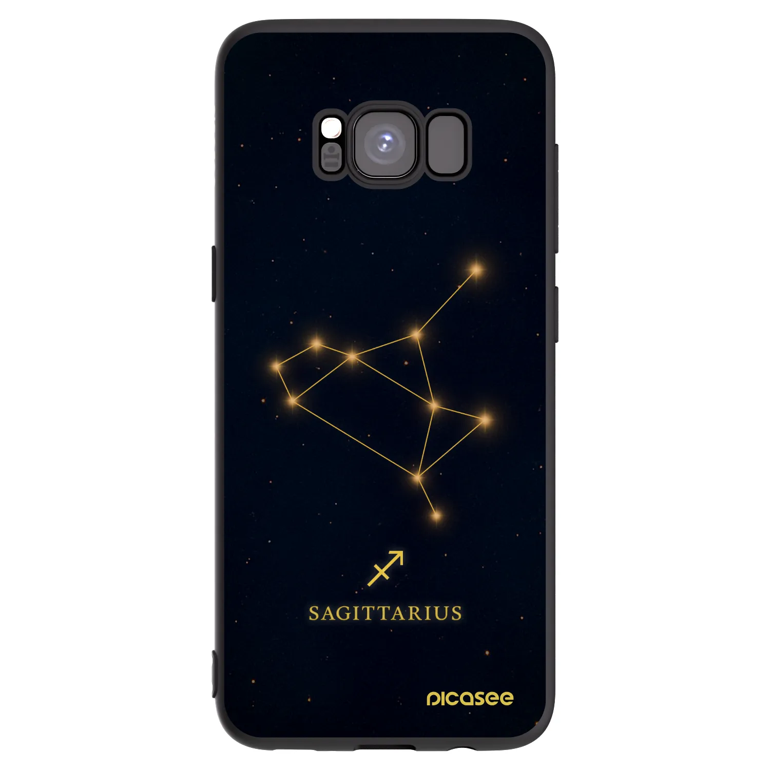 Picasee husă neagră din silicon pentru Samsung Galaxy S8 G950F - SAGITTARIUS