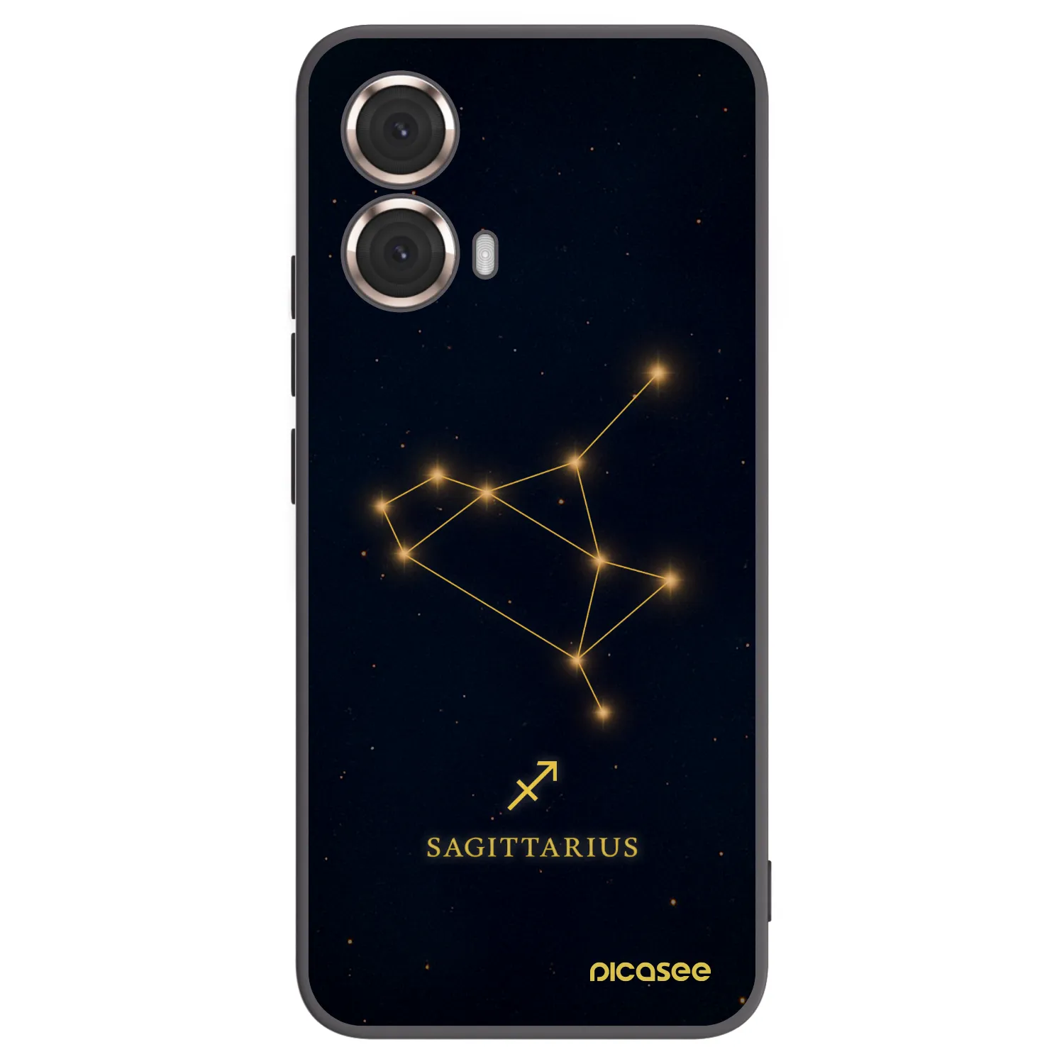 Picasee husă neagră din silicon pentru Motorola Moto G85 - SAGITTARIUS