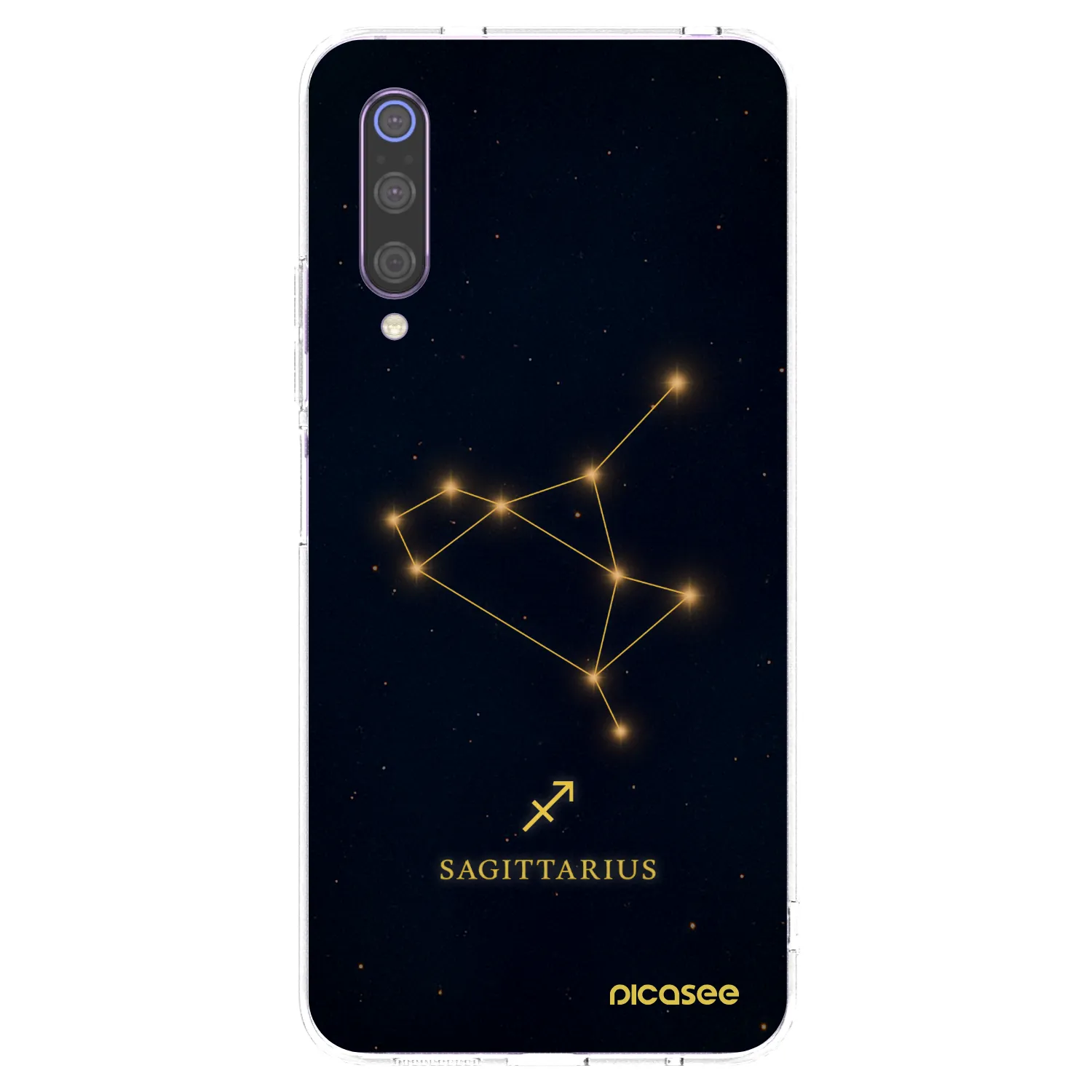 Picasee husă transparentă din silicon pentru Xiaomi Mi 9 - SAGITTARIUS
