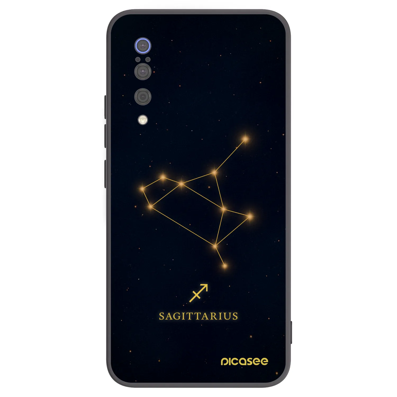 Picasee husă neagră din silicon pentru Xiaomi Mi 9 - SAGITTARIUS