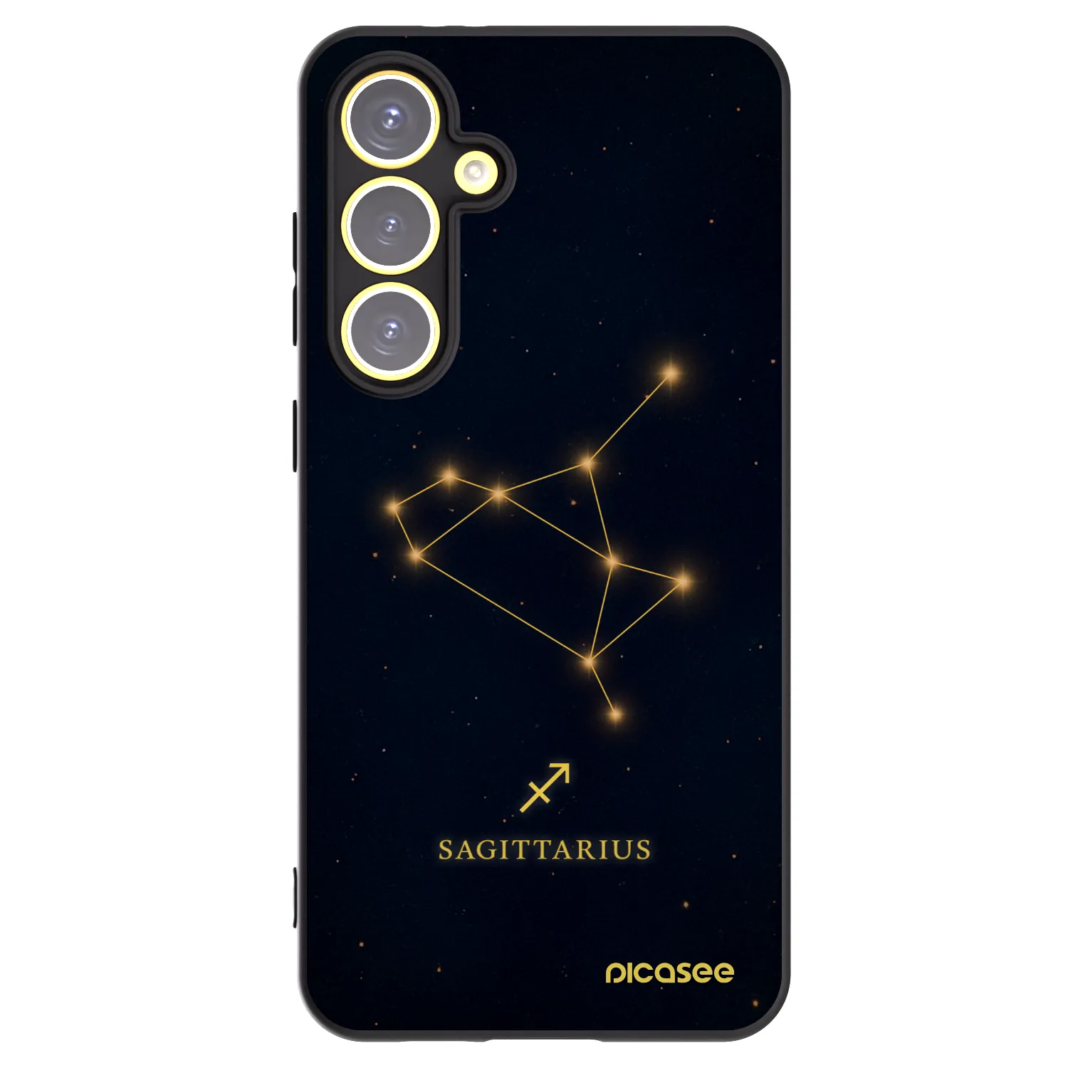 Picasee husă neagră din silicon pentru Samsung Galaxy S24 FE S721B - SAGITTARIUS