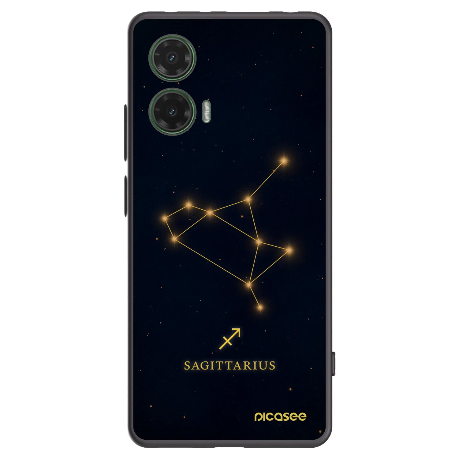 Picasee husă neagră din silicon pentru Motorola Moto G35 5G - SAGITTARIUS