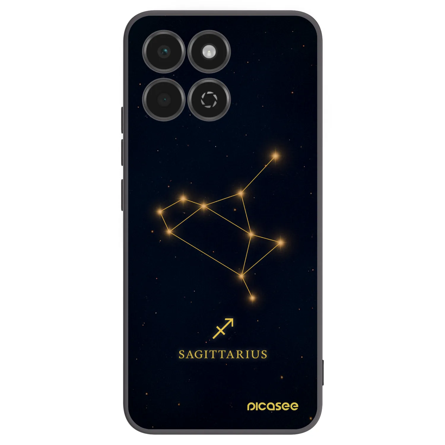 Picasee husă neagră din silicon pentru Honor 200 Smart 5G - SAGITTARIUS