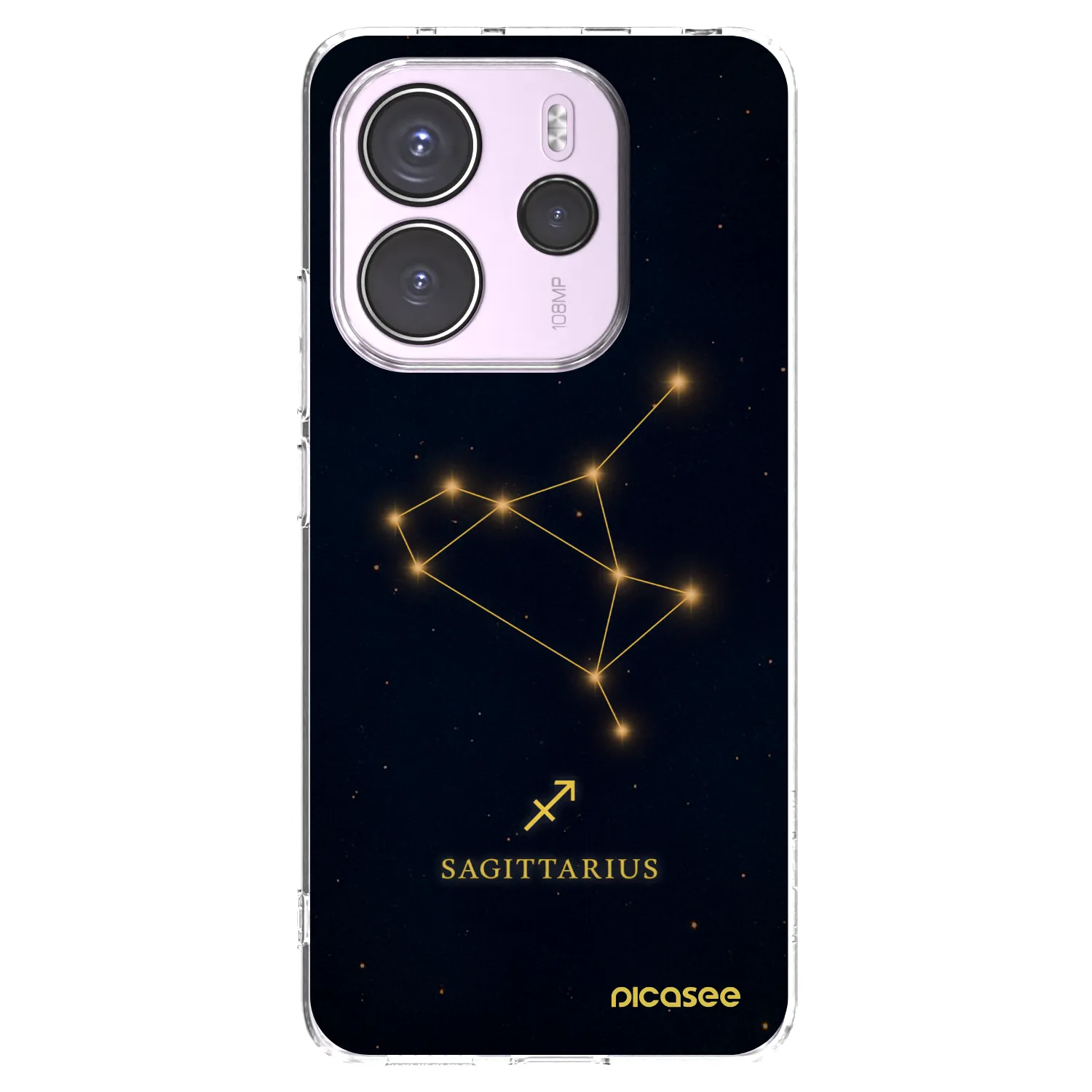 Picasee husă transparentă din silicon pentru Xiaomi Redmi Note 14 4G - SAGITTARIUS