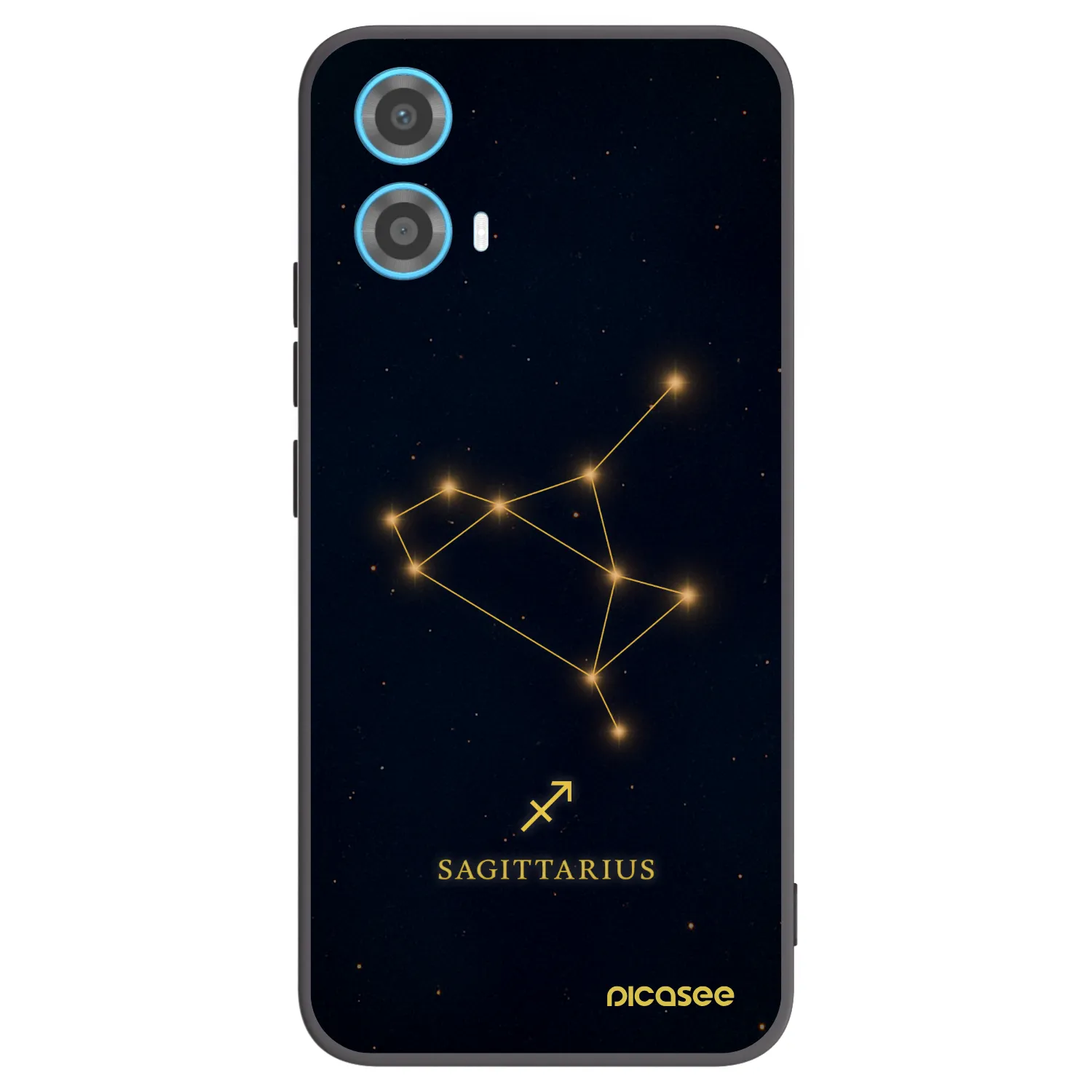 Picasee husă neagră din silicon pentru Motorola Moto G34 5G - SAGITTARIUS