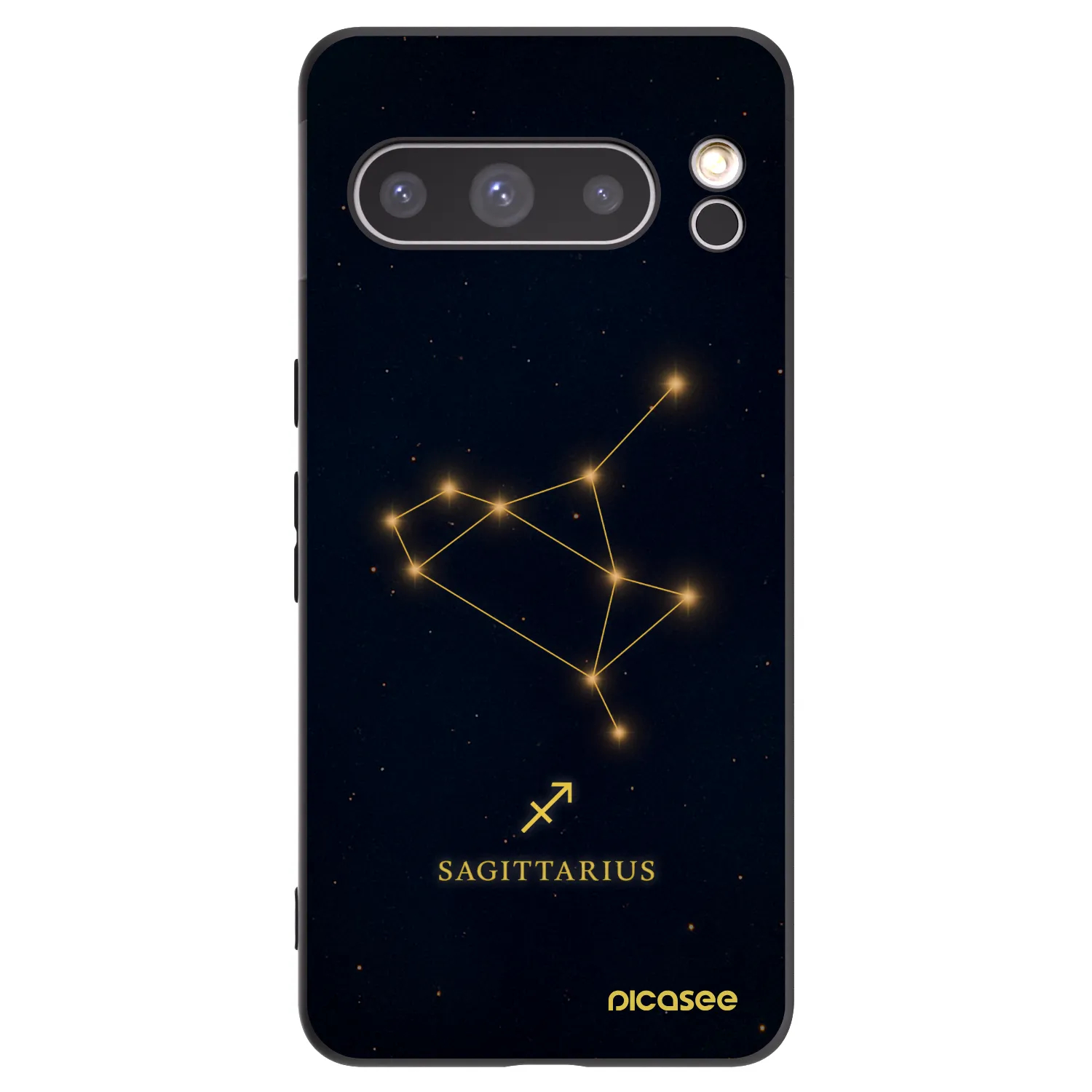 Picasee husă neagră din silicon pentru Google Pixel 8 Pro - SAGITTARIUS