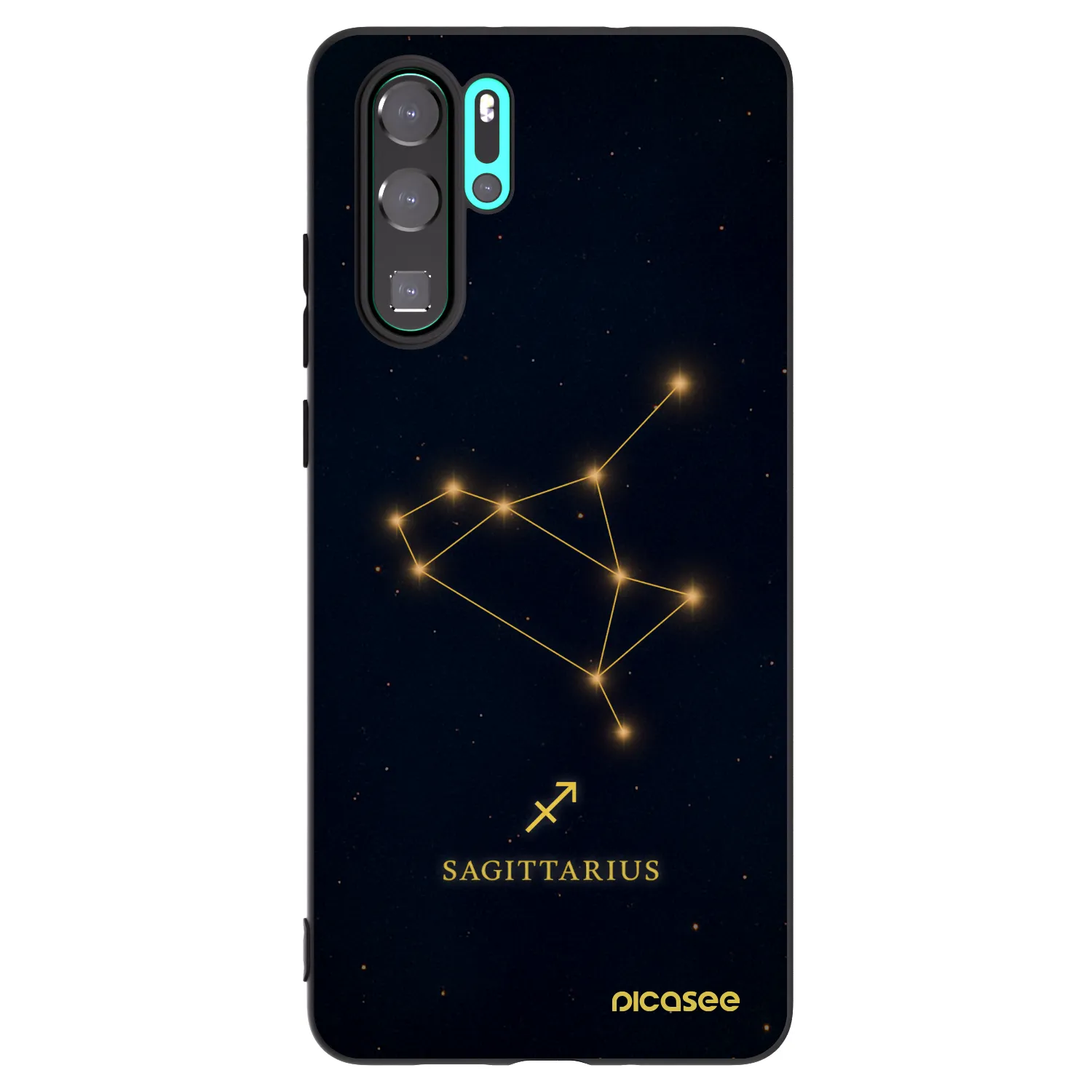 Picasee husă neagră din silicon pentru Huawei P30 Pro - SAGITTARIUS