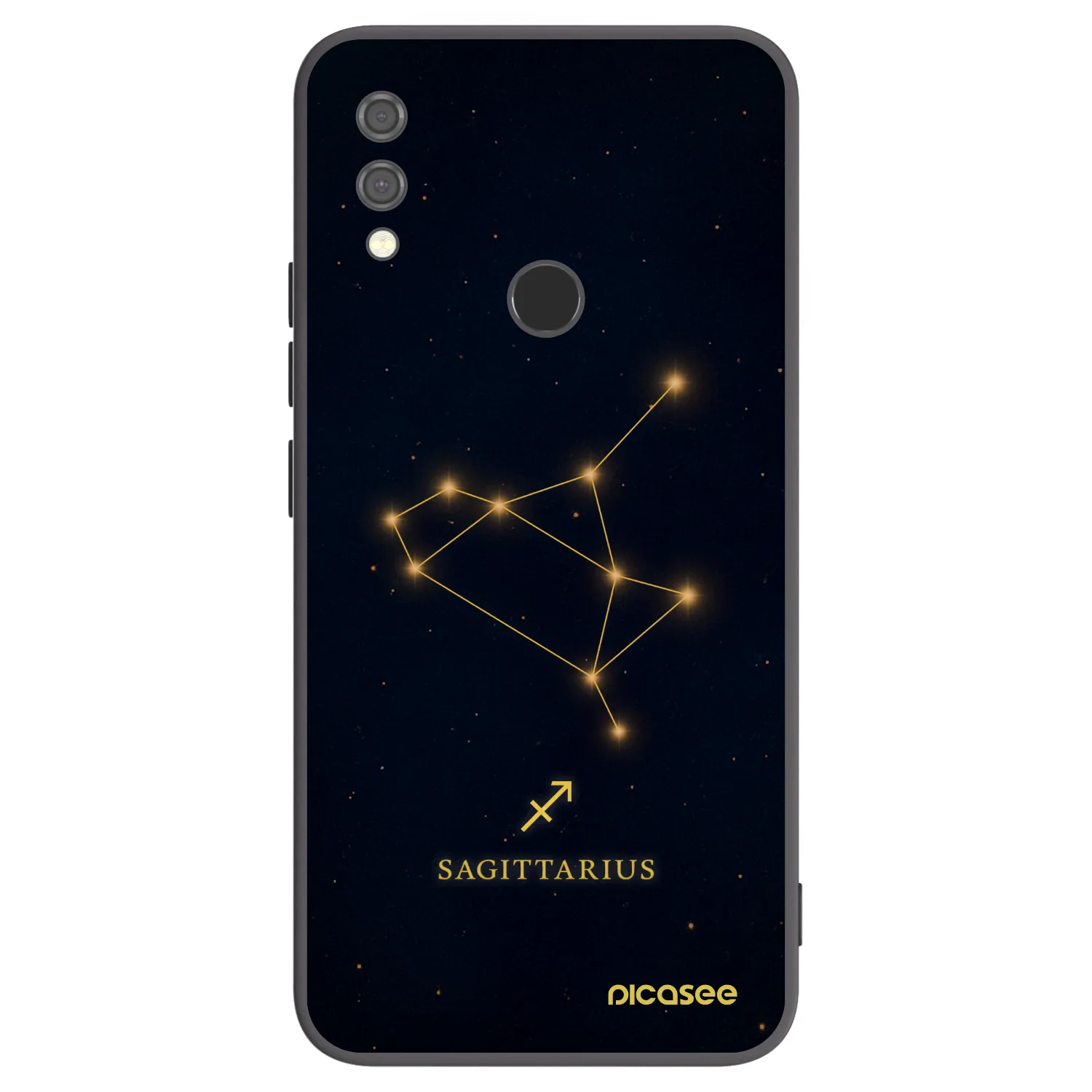 Picasee husă neagră din silicon pentru Xiaomi Redmi Note 7 - SAGITTARIUS