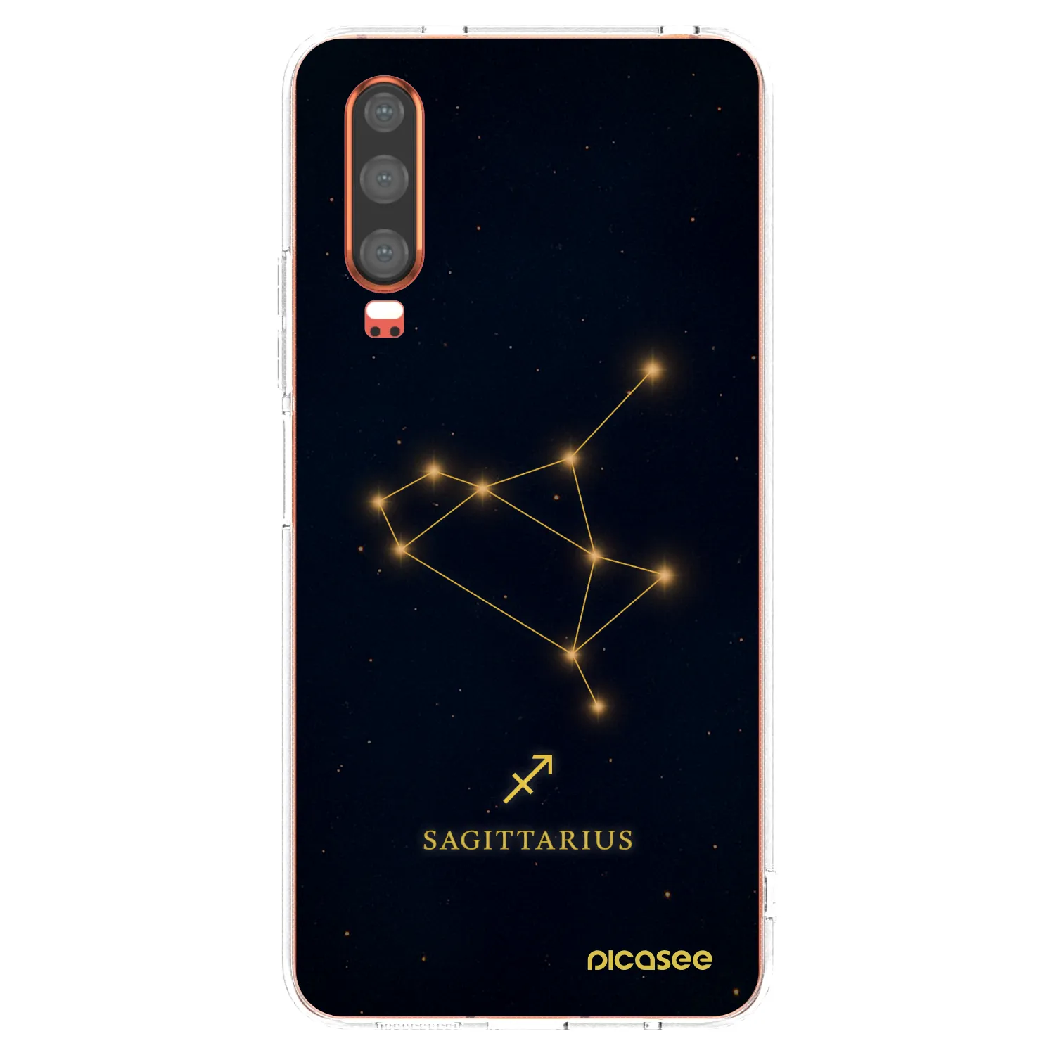 Picasee husă transparentă din silicon pentru Huawei P30 - SAGITTARIUS