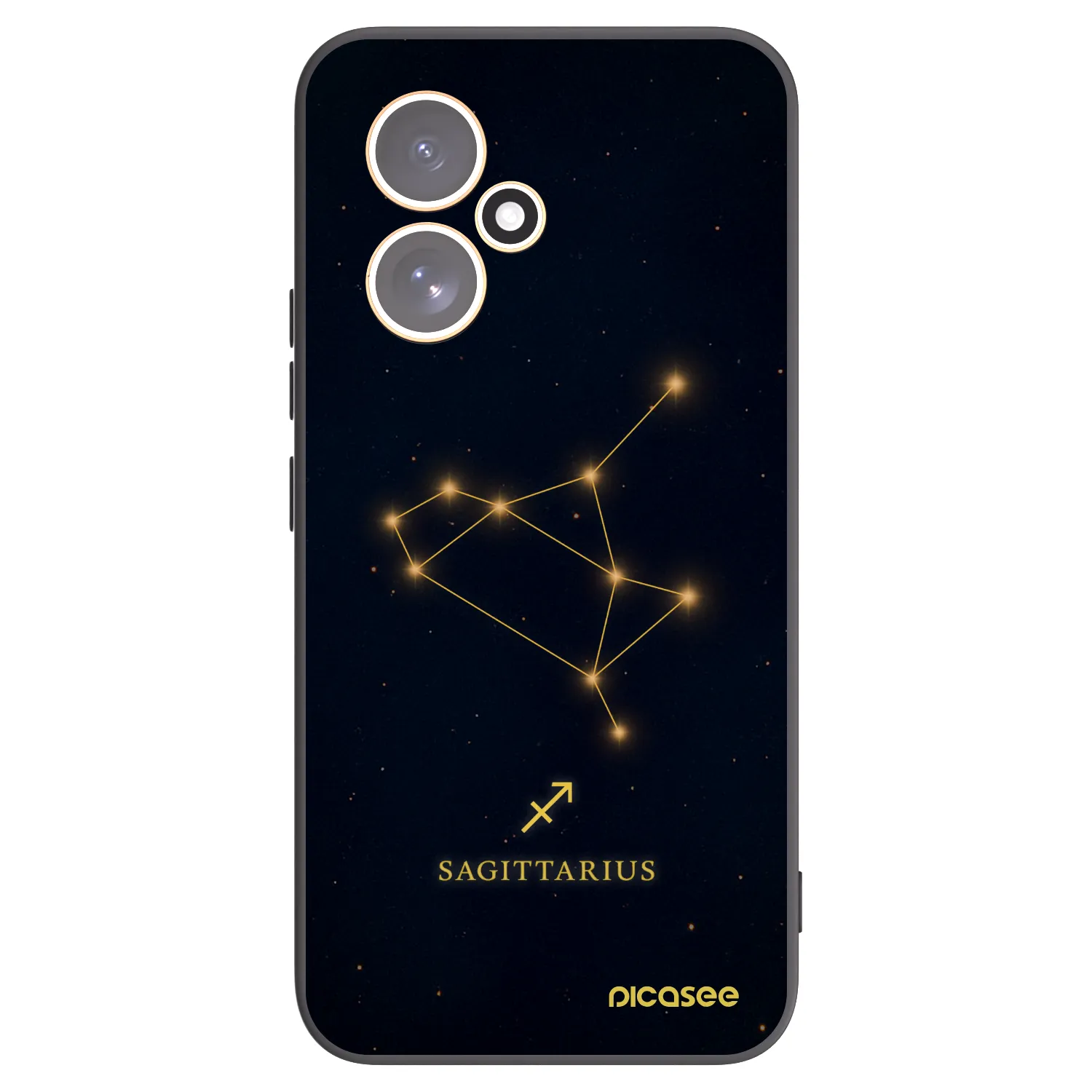 Picasee husă neagră din silicon pentru Honor 400 5G - SAGITTARIUS