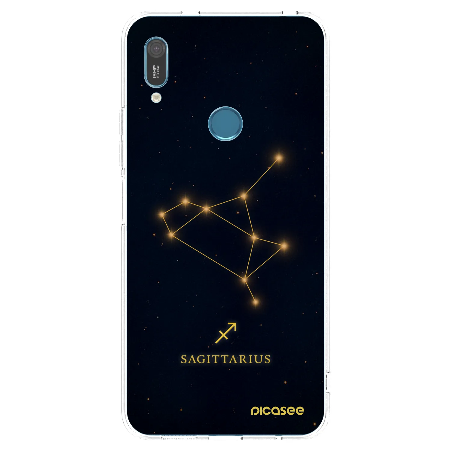 Picasee husă transparentă din silicon pentru Huawei Y6 2019 - SAGITTARIUS