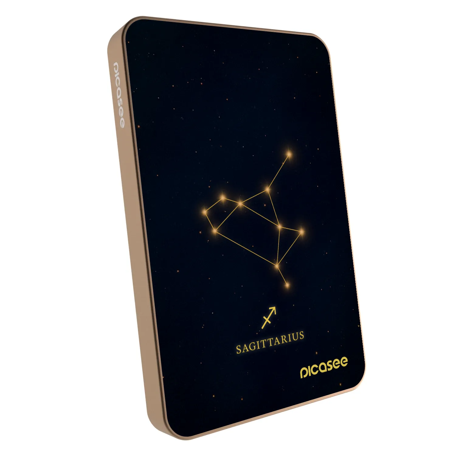 Picasee Powerbank cu MagSafe 5 000 mAh De aur - SAGITTARIUS