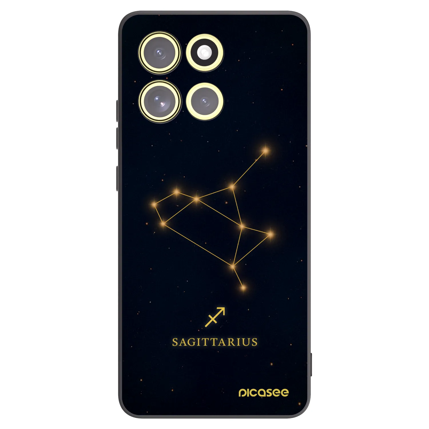 Picasee husă neagră din silicon pentru Motorola Moto G86 5G - SAGITTARIUS