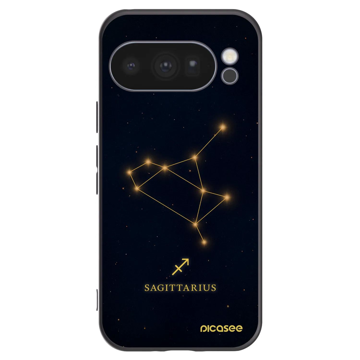 Picasee husă neagră din silicon pentru Google Pixel 10 Pro - SAGITTARIUS