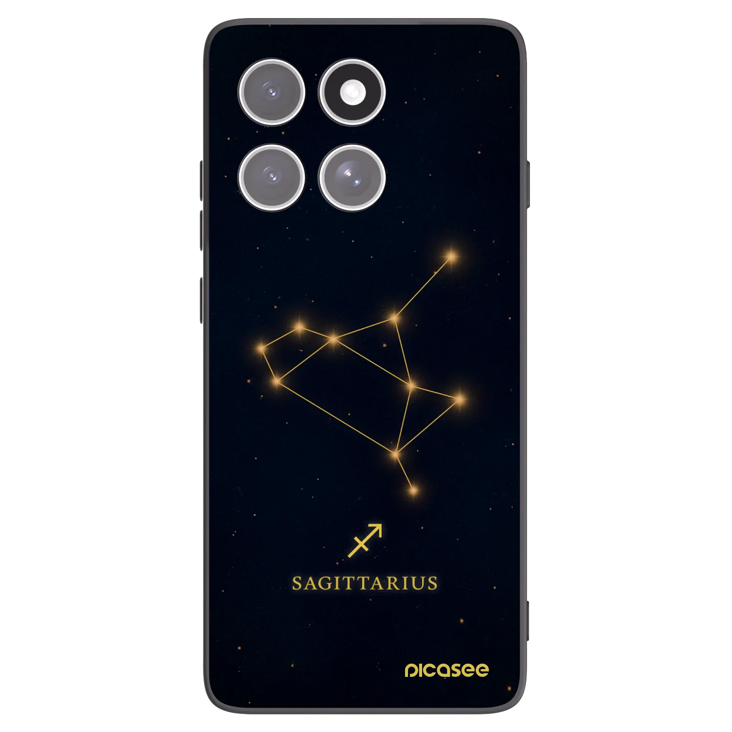 Picasee husă neagră din silicon pentru Motorola Edge 60 Fusion - SAGITTARIUS