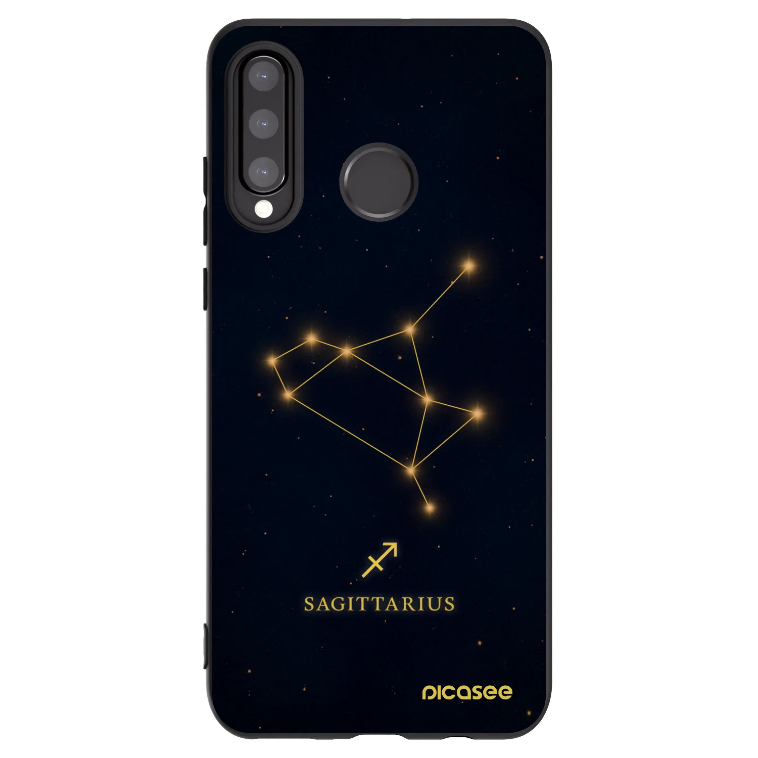 Picasee husă neagră din silicon pentru Huawei P30 Lite - SAGITTARIUS