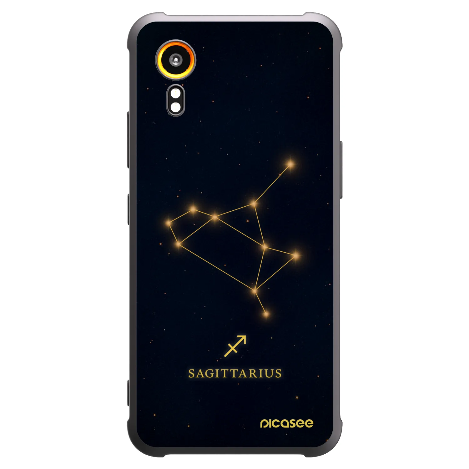 Picasee husă neagră din silicon pentru Samsung Galaxy Xcover 7 - SAGITTARIUS