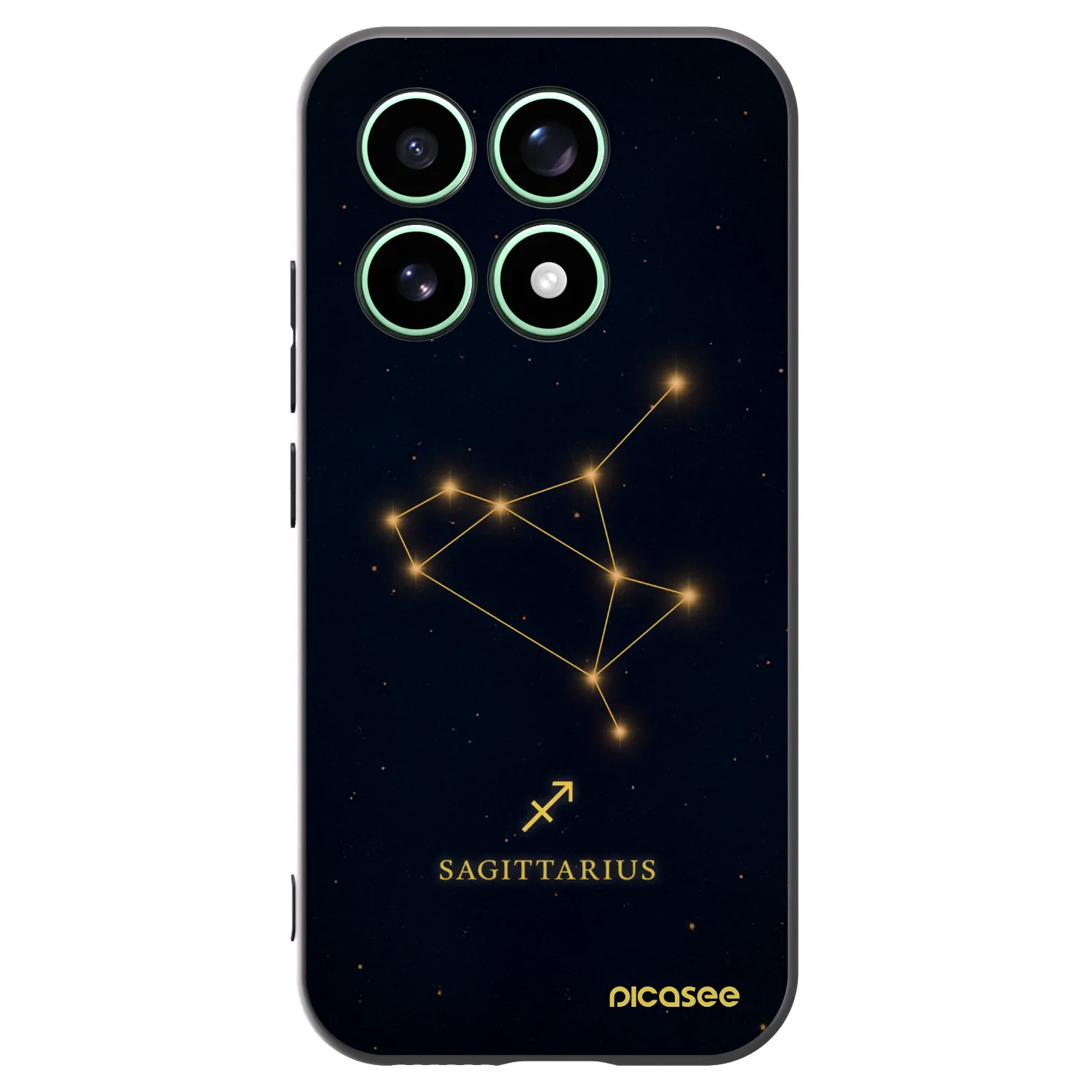 Picasee husă neagră din silicon pentru Xiaomi 17 - SAGITTARIUS