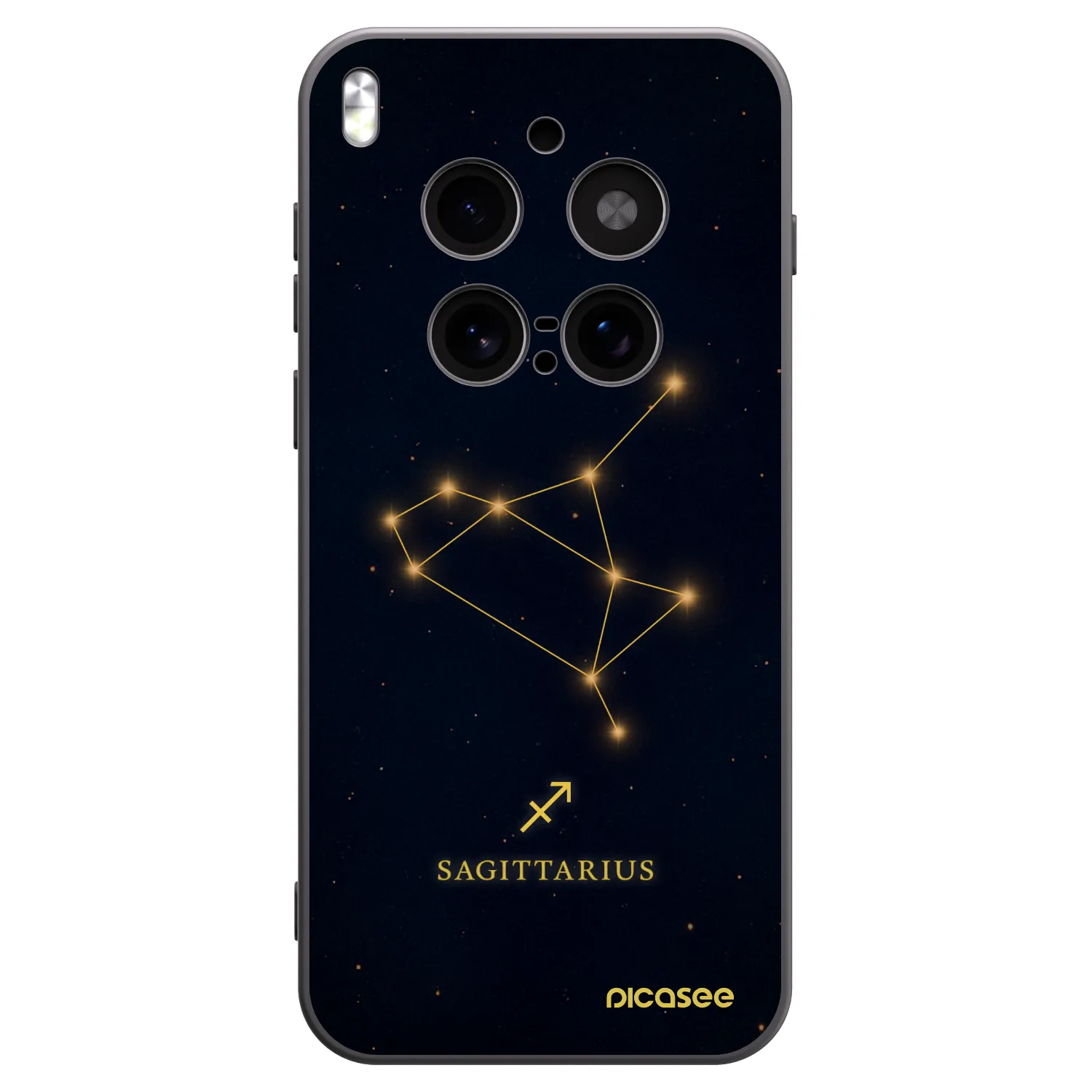 Picasee husă neagră din silicon pentru Vivo X300 Pro - SAGITTARIUS