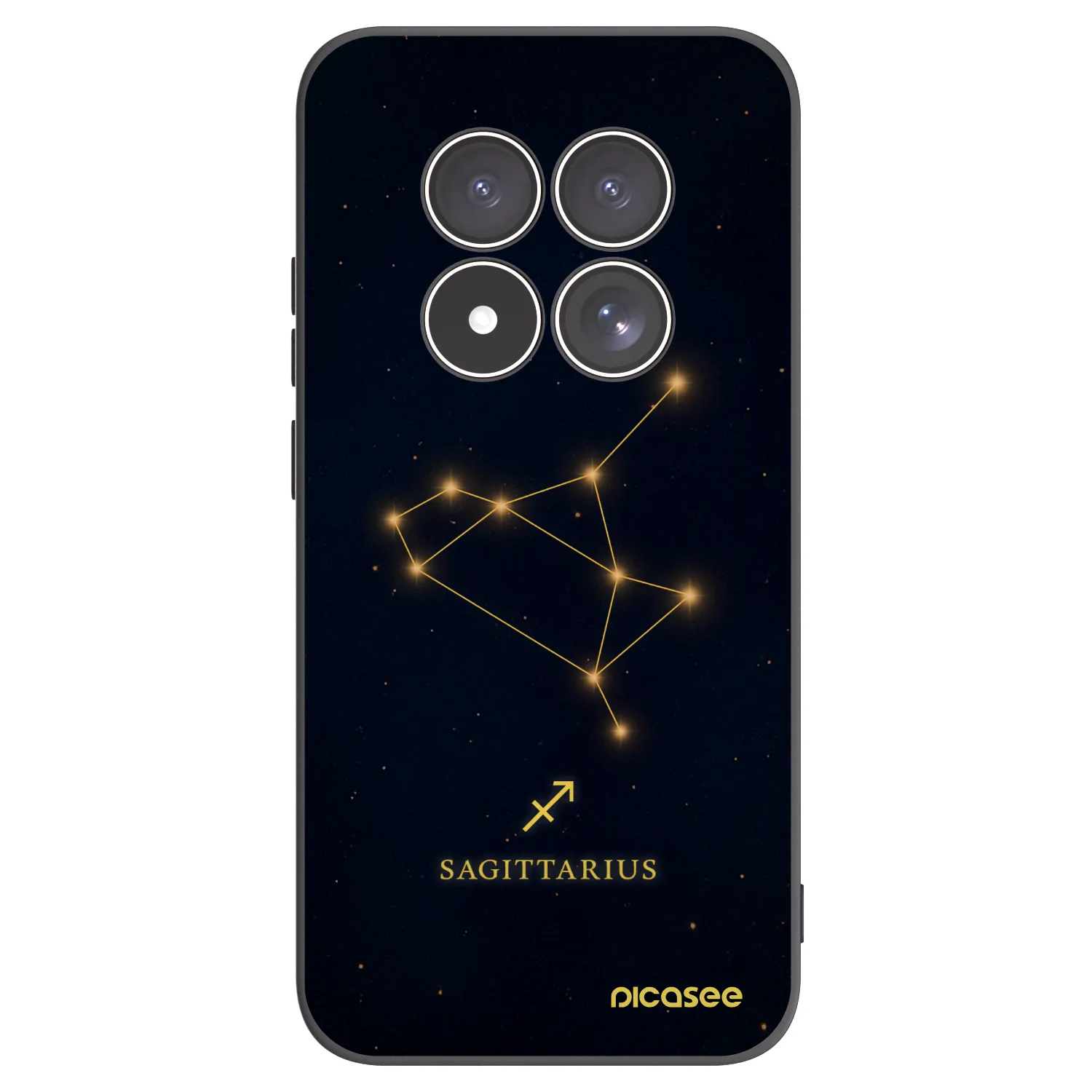 Picasee husă neagră din silicon pentru Xiaomi Redmi Note 15 Pro 5G - SAGITTARIUS