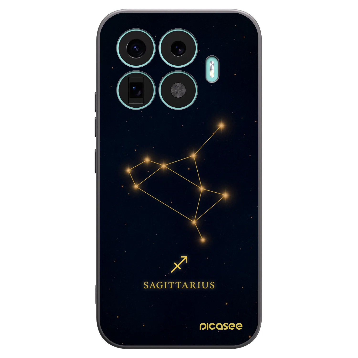 Picasee husă neagră din silicon pentru Xiaomi 17T - SAGITTARIUS